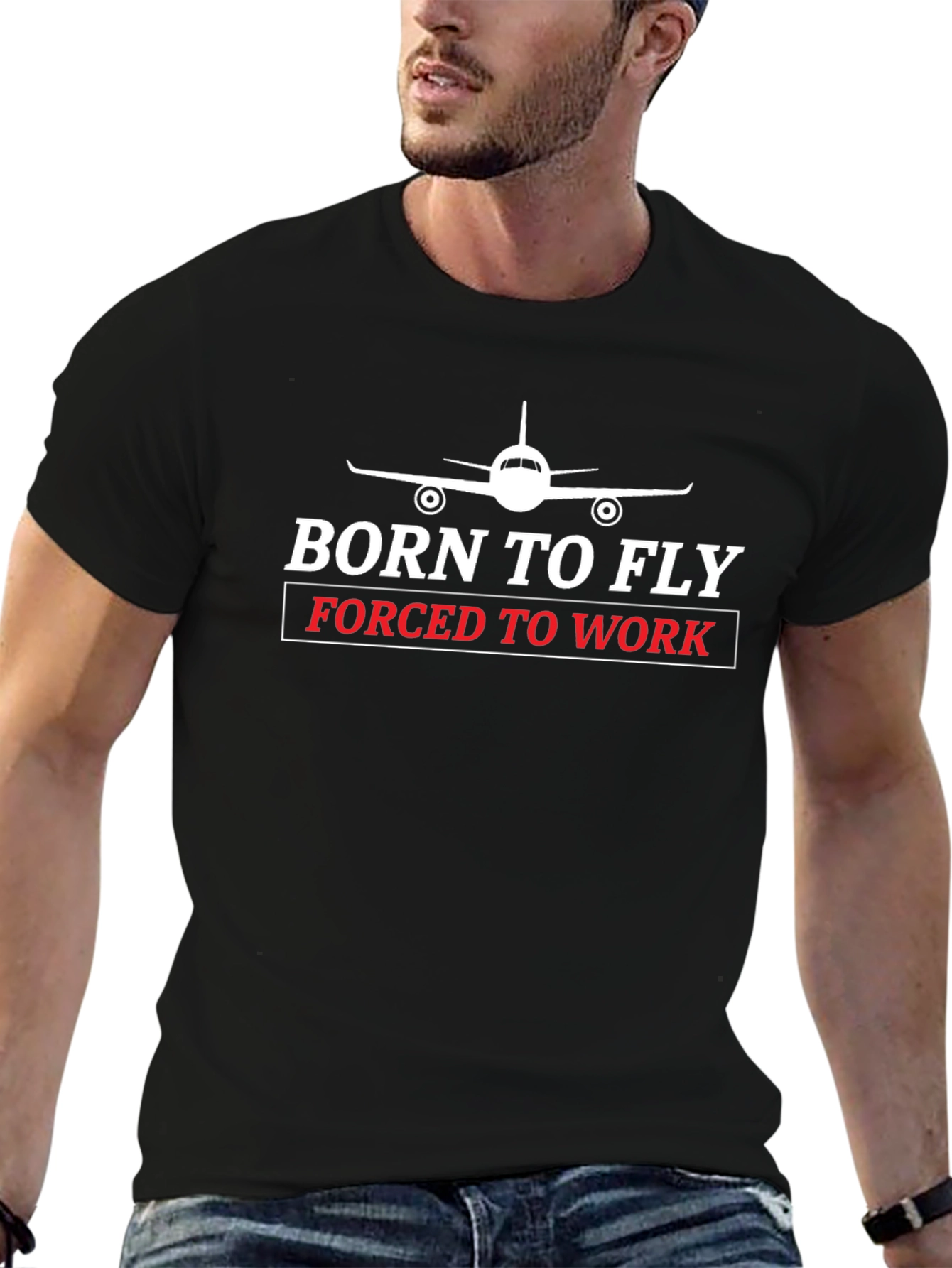 Born to Fly T-Shirt - Aviation Enthusiast Tee
