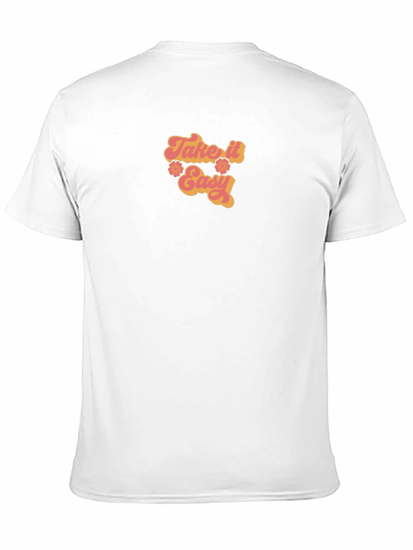 Take It Easy Retro Graphic Tee - Black