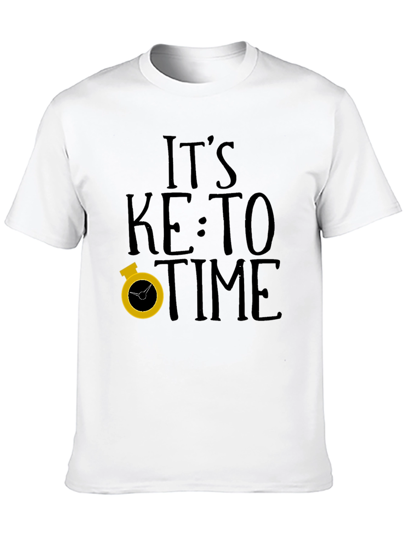 Its Keto Time Black T-Shirt