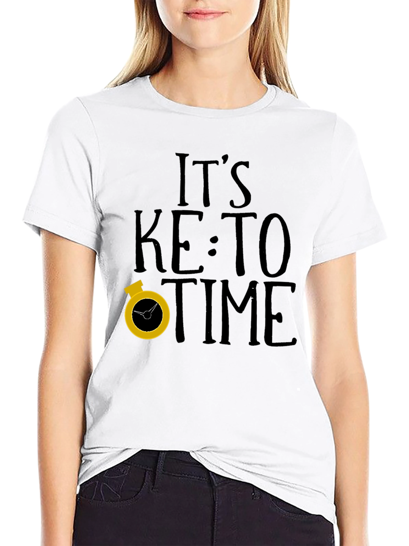 Its Keto Time Black T-Shirt