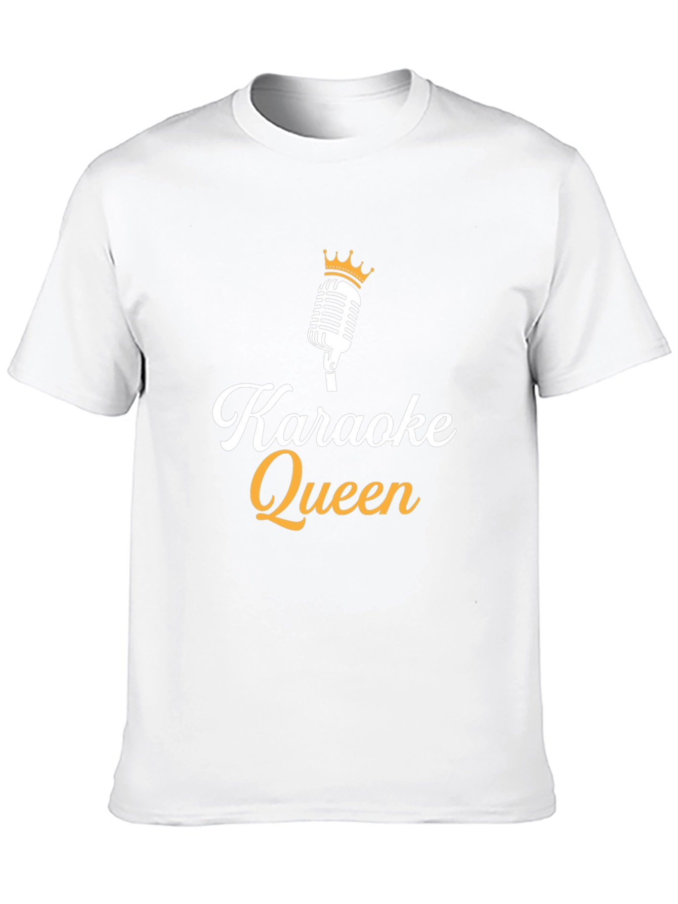 Karaoke Queen Black T-Shirt - Sing Your Heart Out!