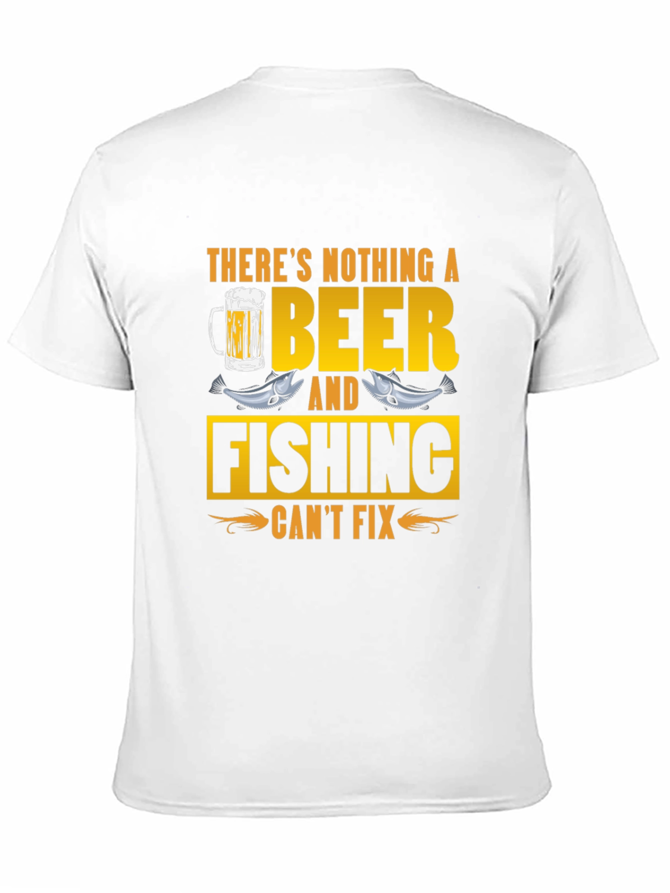 Beer & Fishing Fix T-Shirt - Mens Graphic Tee