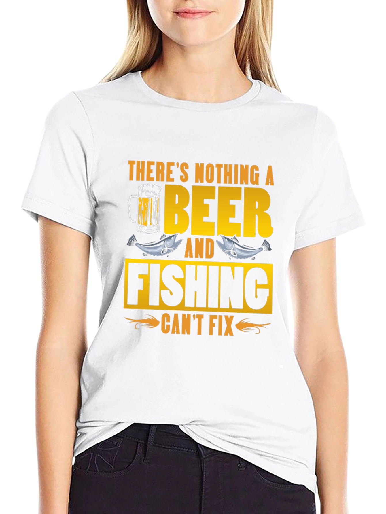 Beer & Fishing Fix T-Shirt - Mens Graphic Tee
