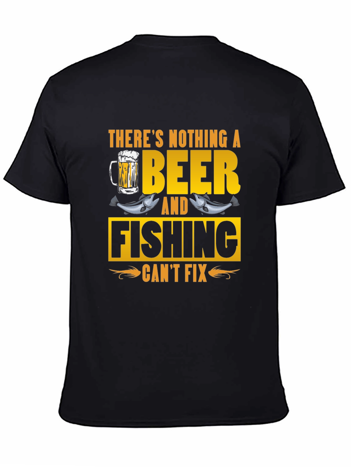 Beer & Fishing Fix T-Shirt - Mens Graphic Tee