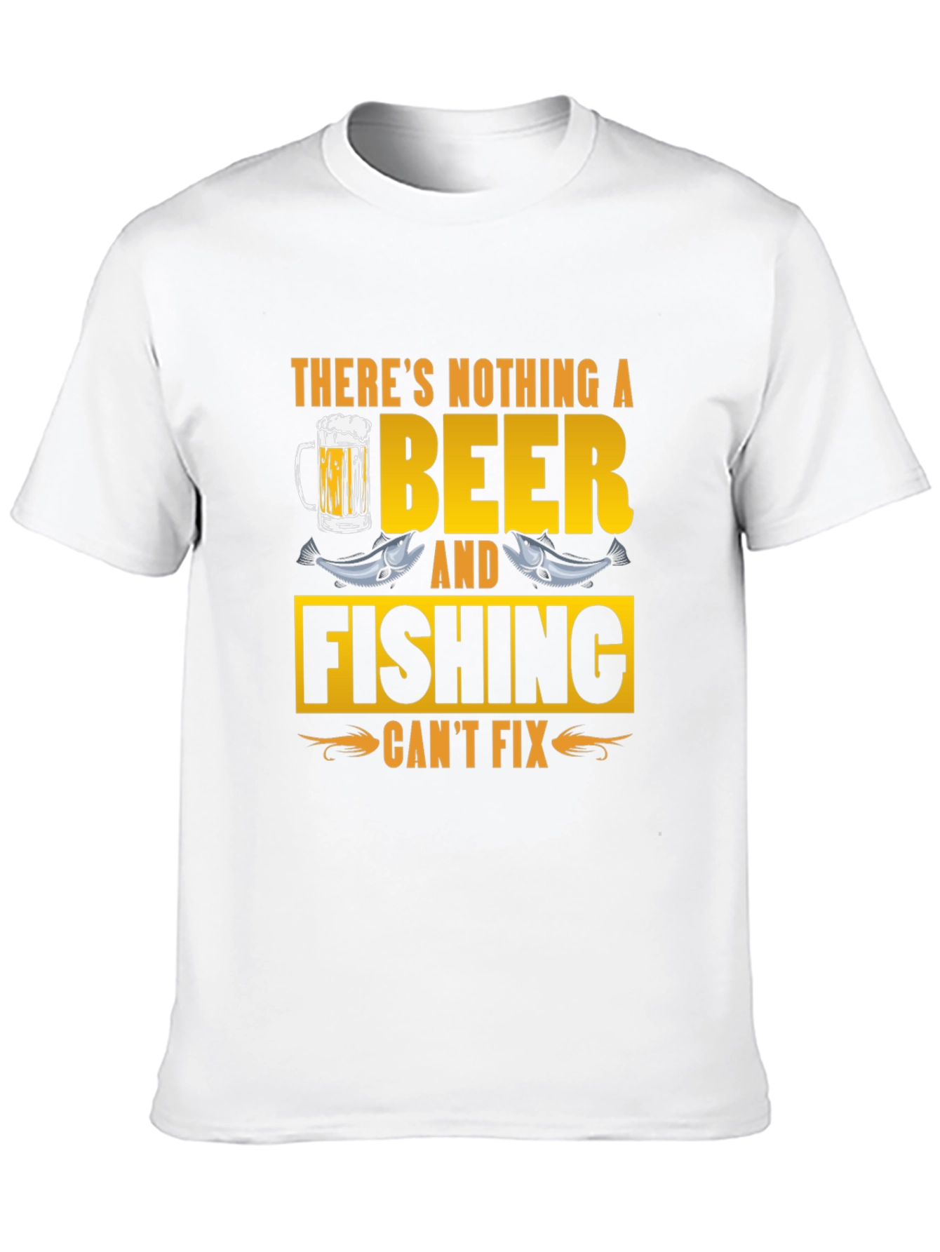 Beer & Fishing Fix T-Shirt - Mens Graphic Tee