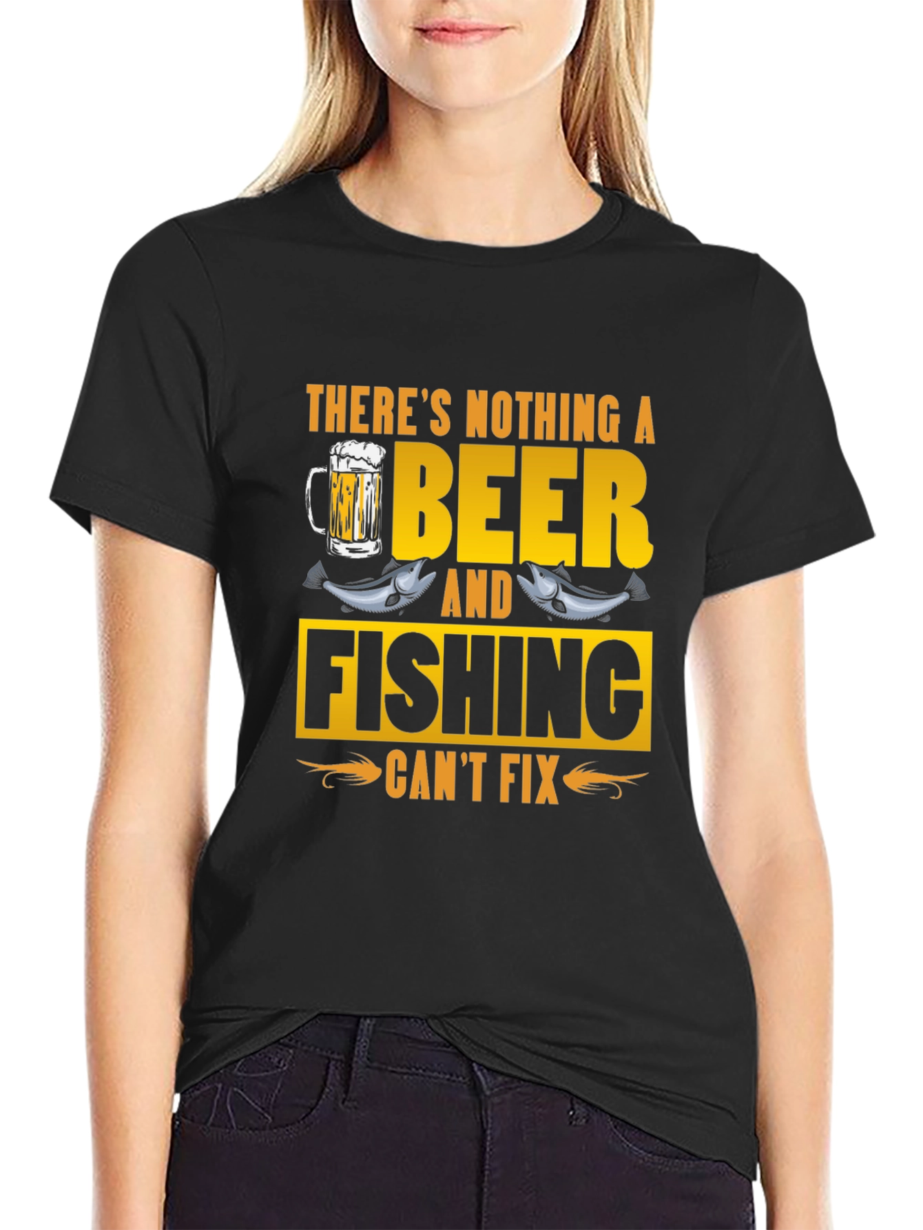 Beer & Fishing Fix T-Shirt - Mens Graphic Tee