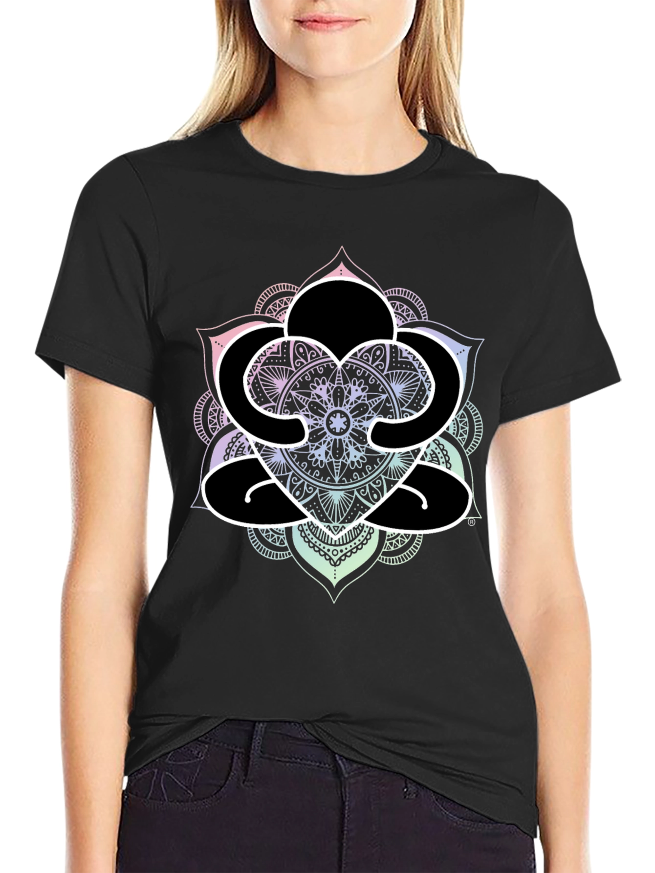 Om Mandala Graphic Tee - Yoga Meditation Shirt