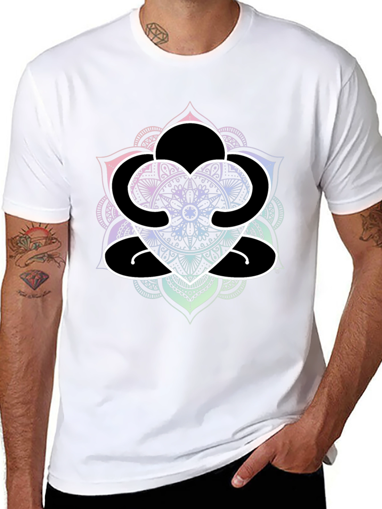 Om Mandala Graphic Tee - Yoga Meditation Shirt