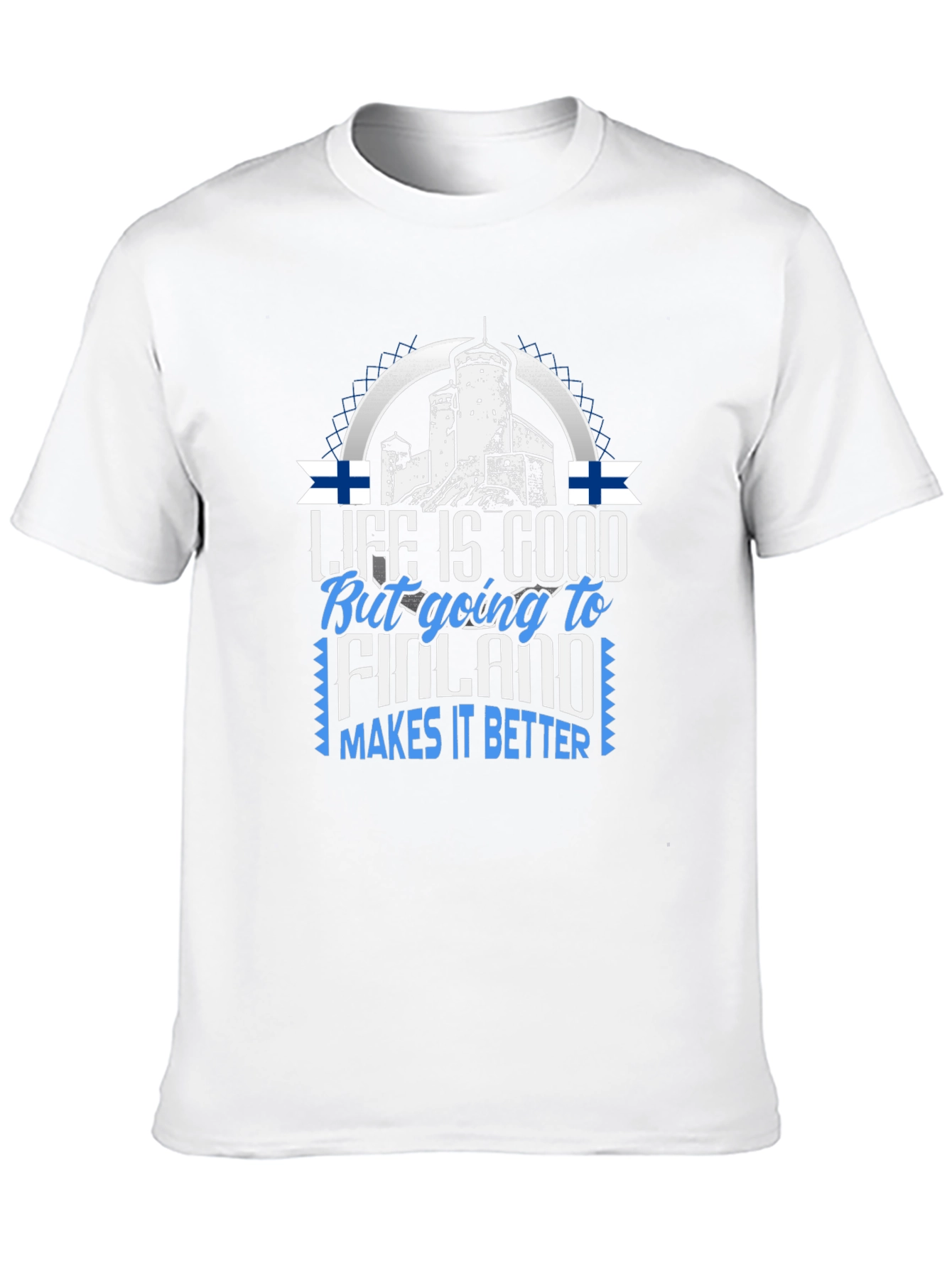 Finland Tee - Life is Good - Travel T-Shirt
