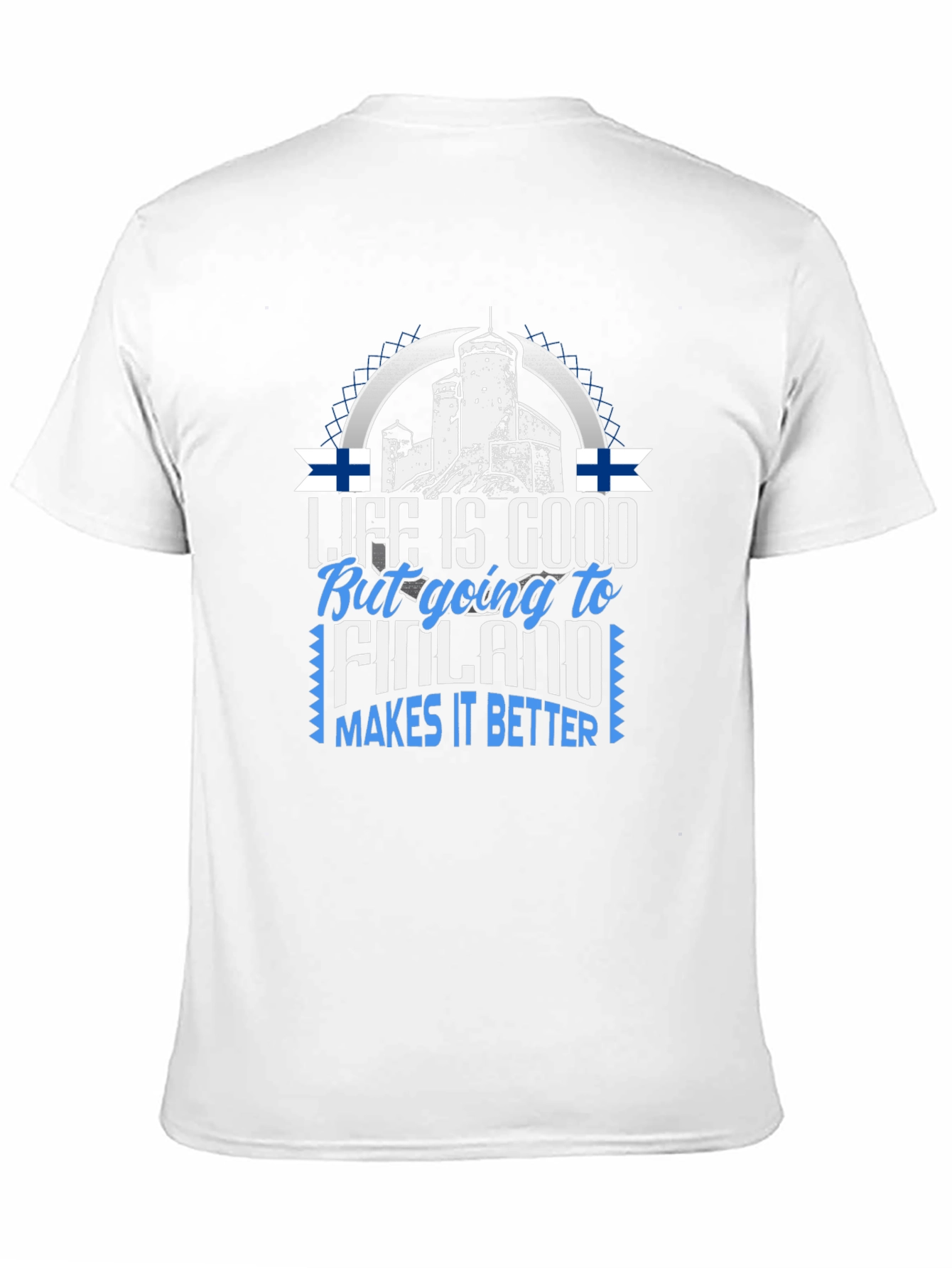 Finland Tee - Life is Good - Travel T-Shirt