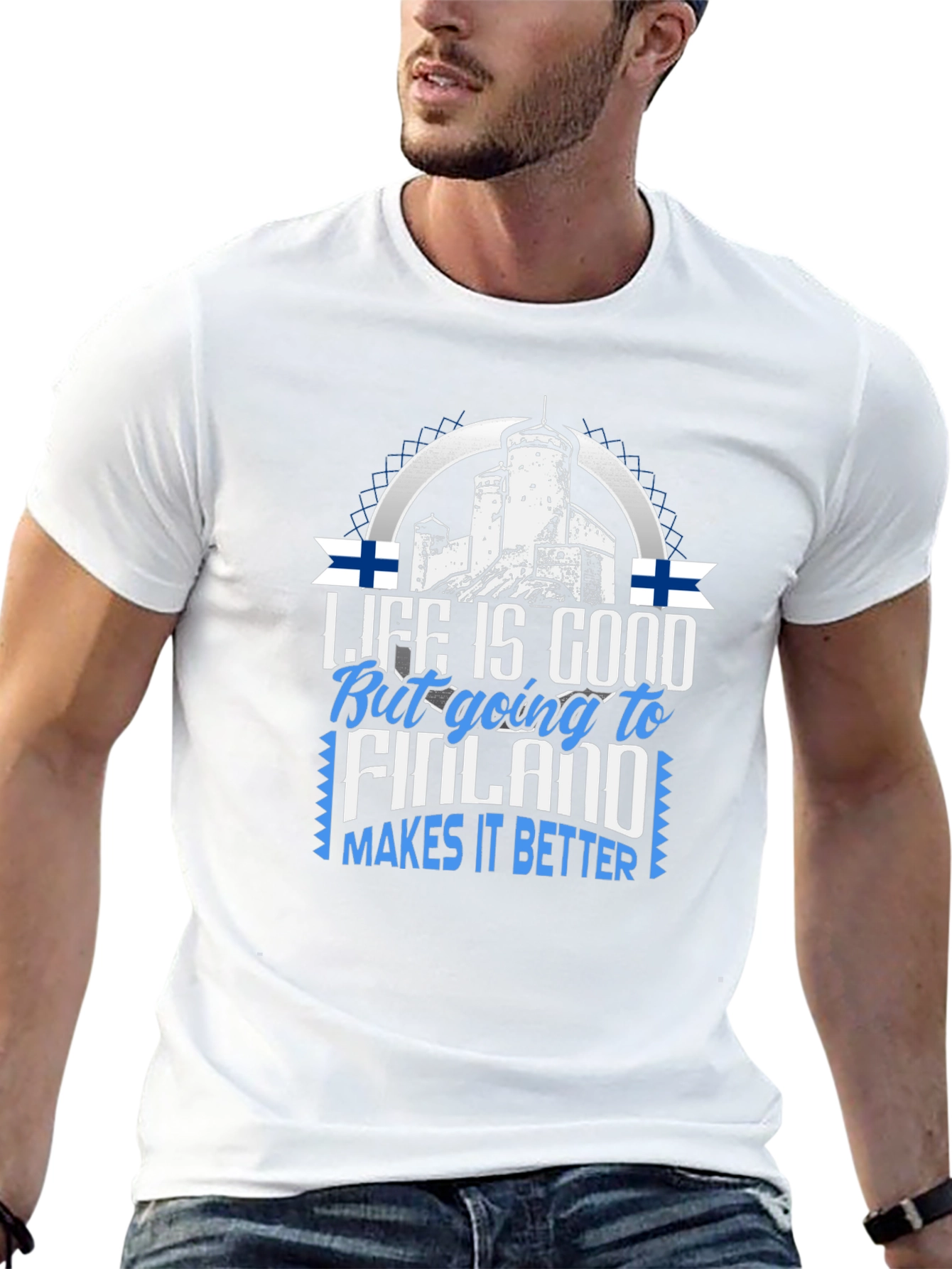 Finland Tee - Life is Good - Travel T-Shirt