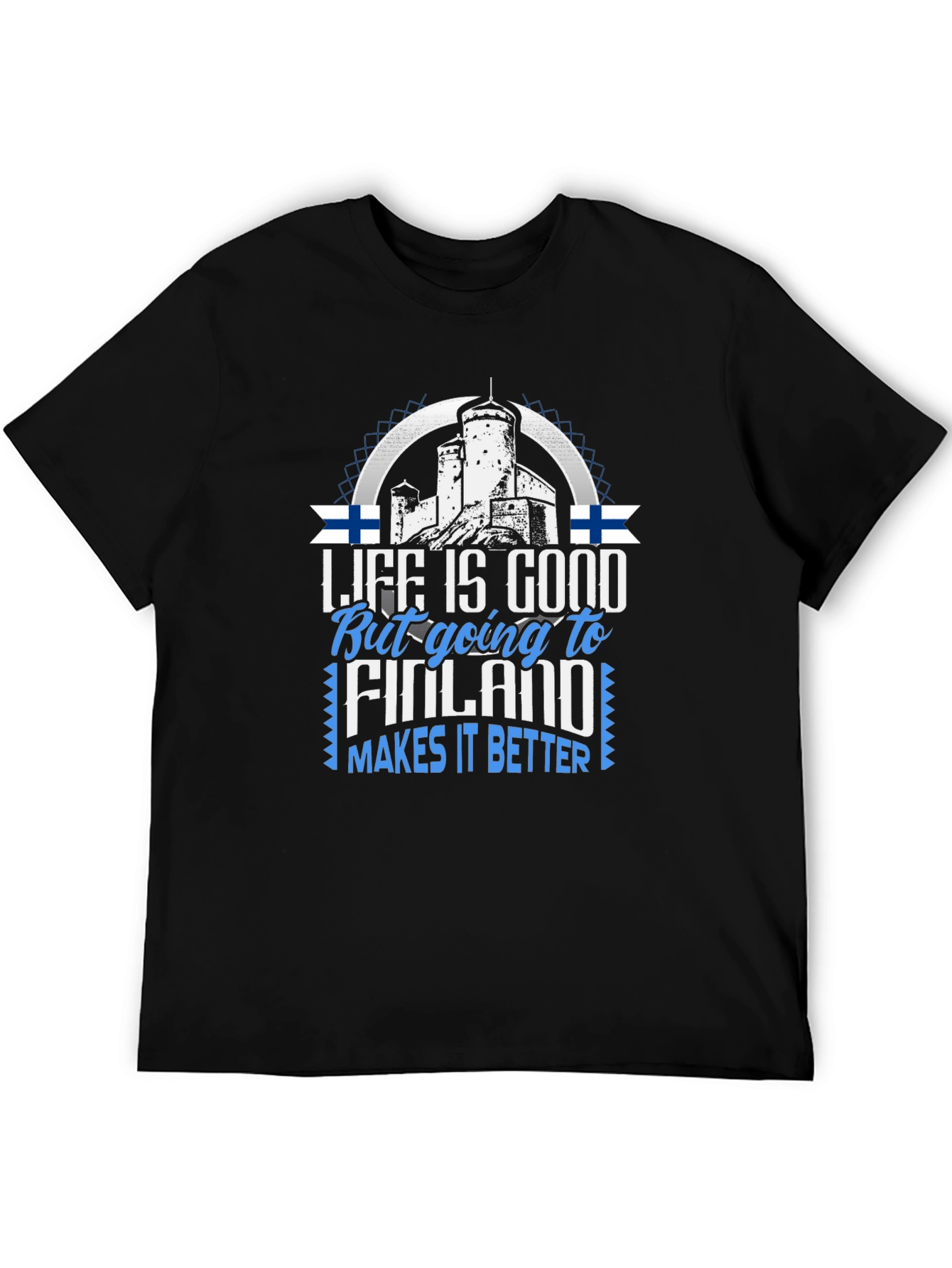 Finland Tee - Life is Good - Travel T-Shirt