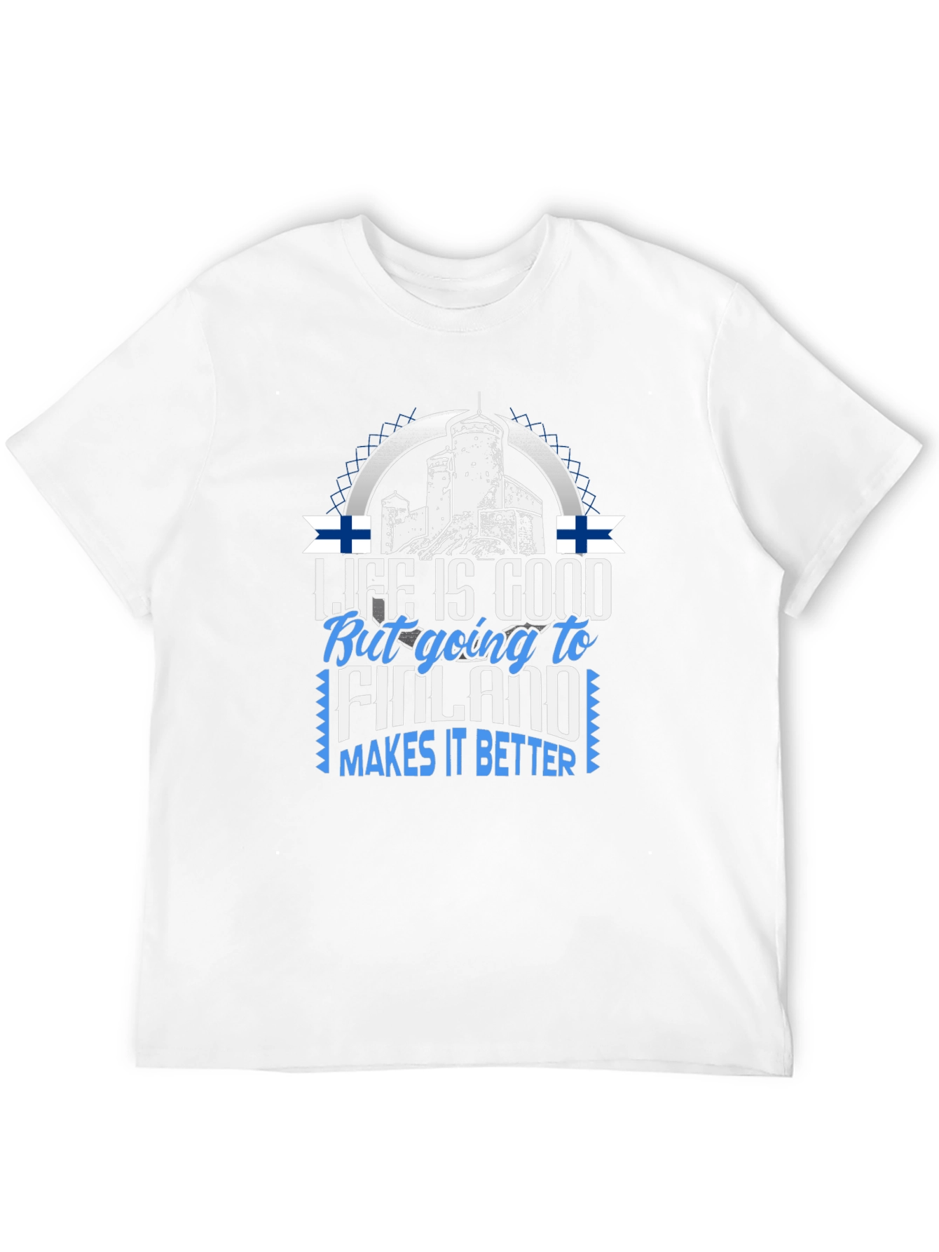 Finland Tee - Life is Good - Travel T-Shirt
