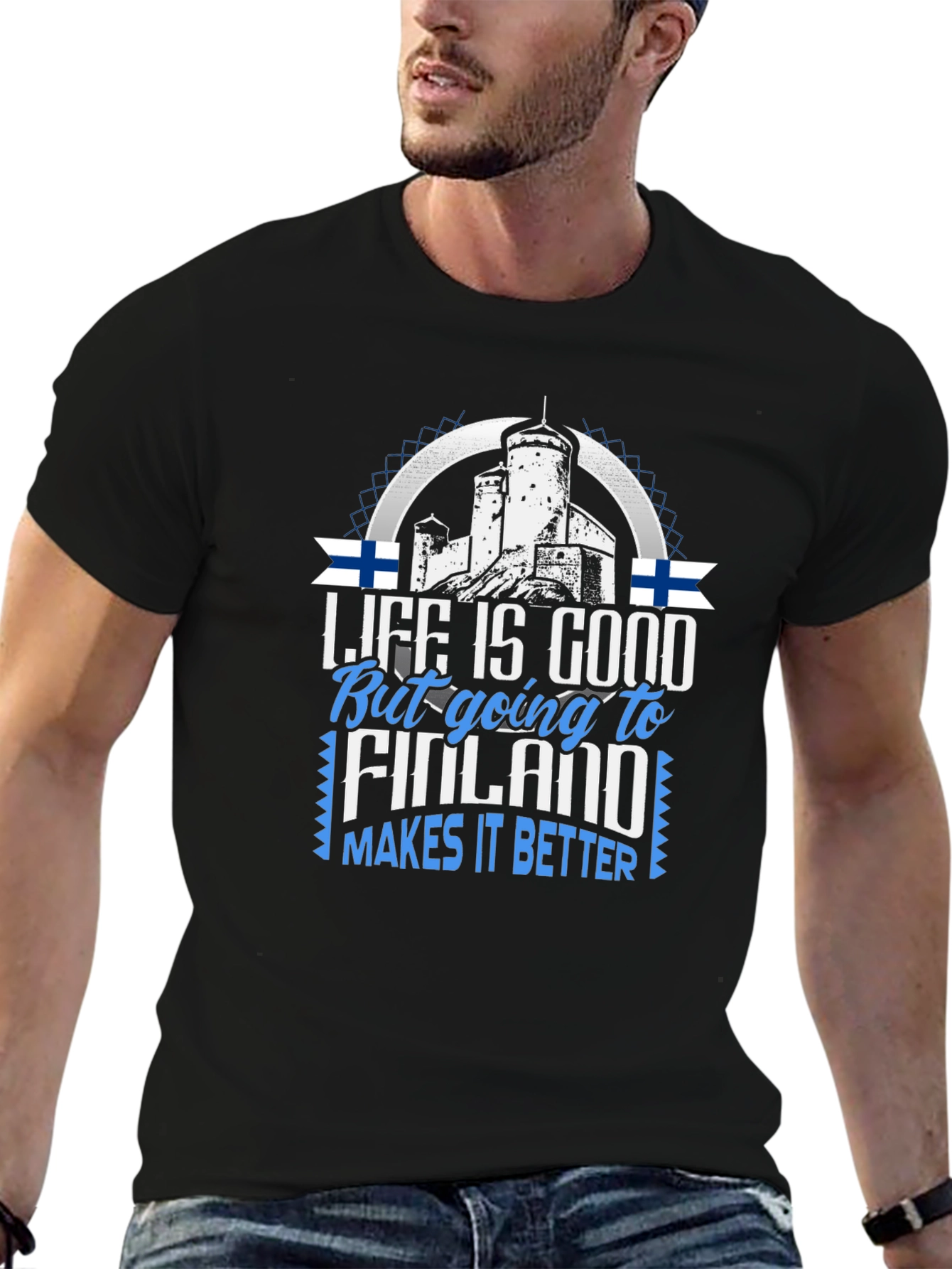 Finland Tee - Life is Good - Travel T-Shirt
