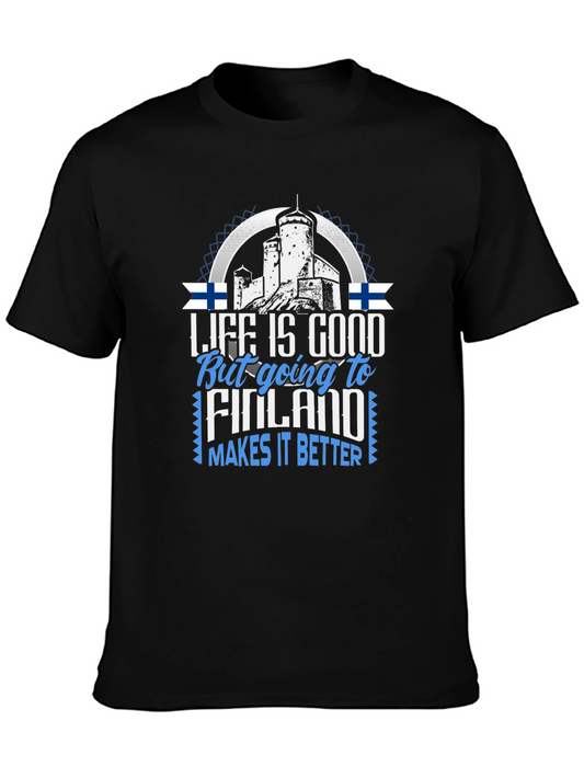 Finland Tee - Life is Good - Travel T-Shirt