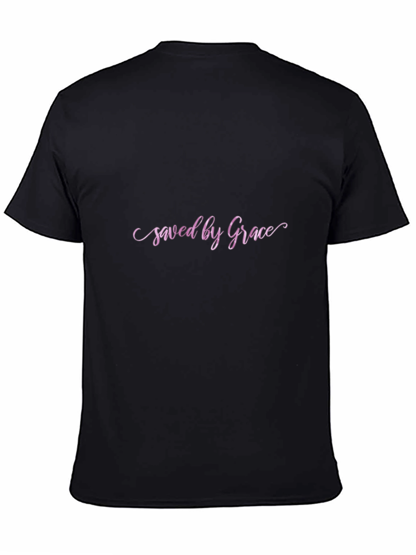 Saved by Grace Black T-Shirt