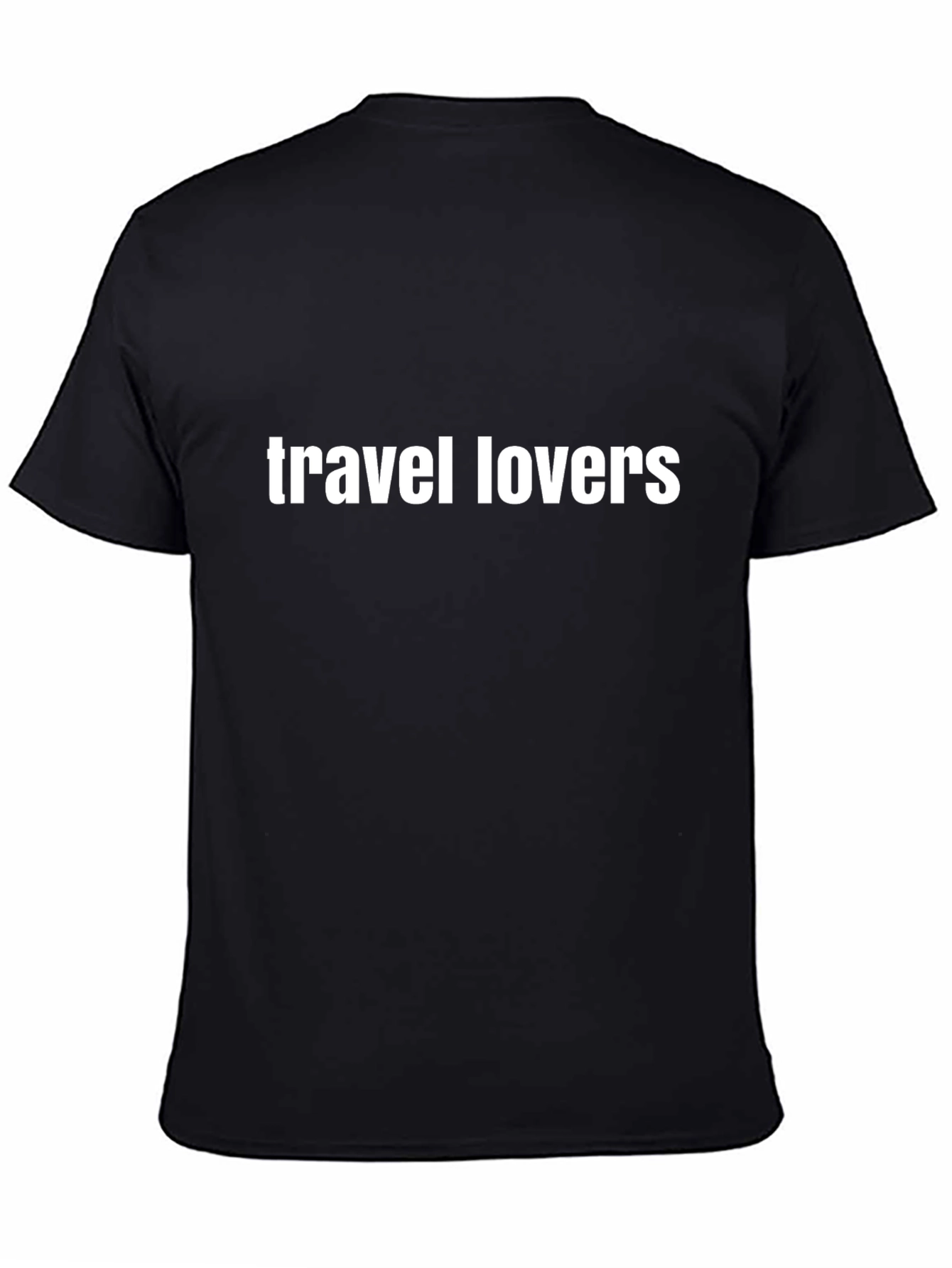 Travel Lovers Black T-Shirt