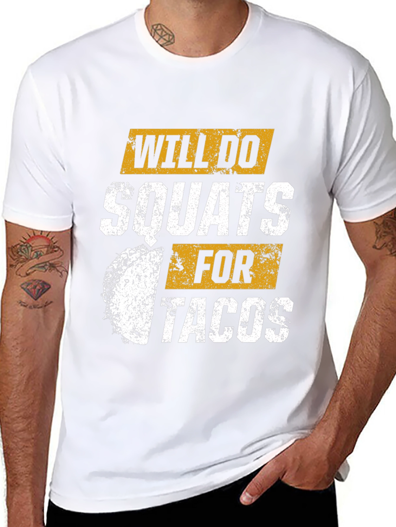 Will Do Squats For Tacos Graphic T-Shirt