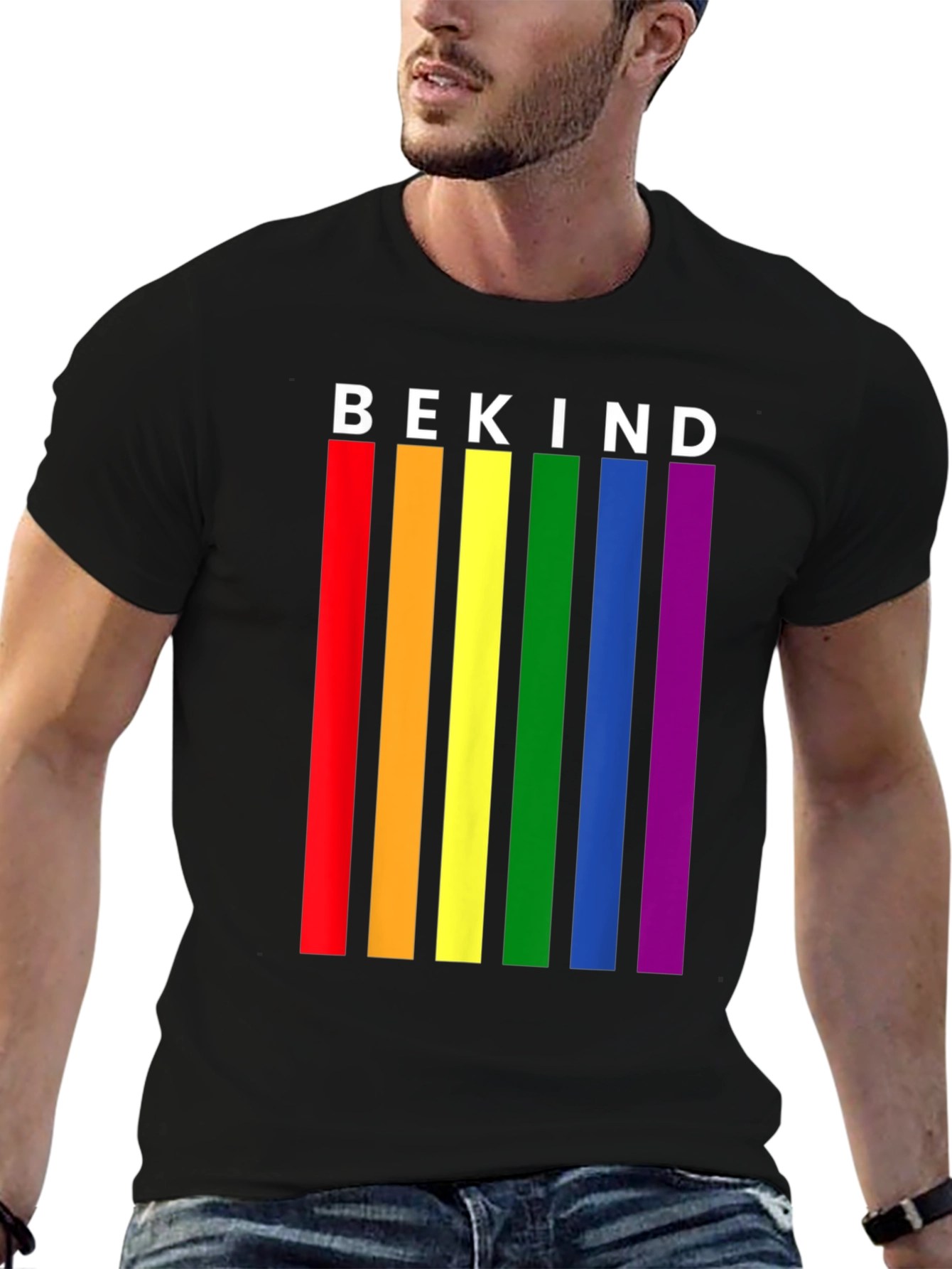 Be Kind Pride T-Shirt - Rainbow Equality