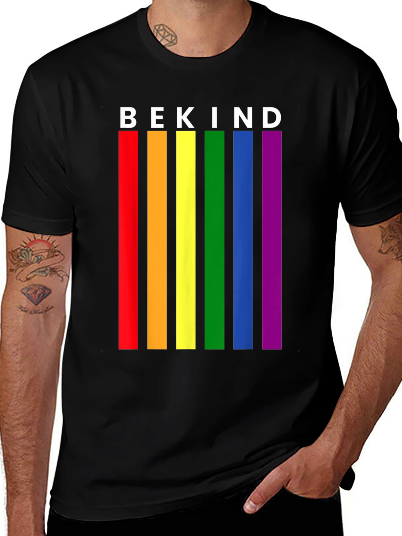 Be Kind Pride T-Shirt - Rainbow Equality