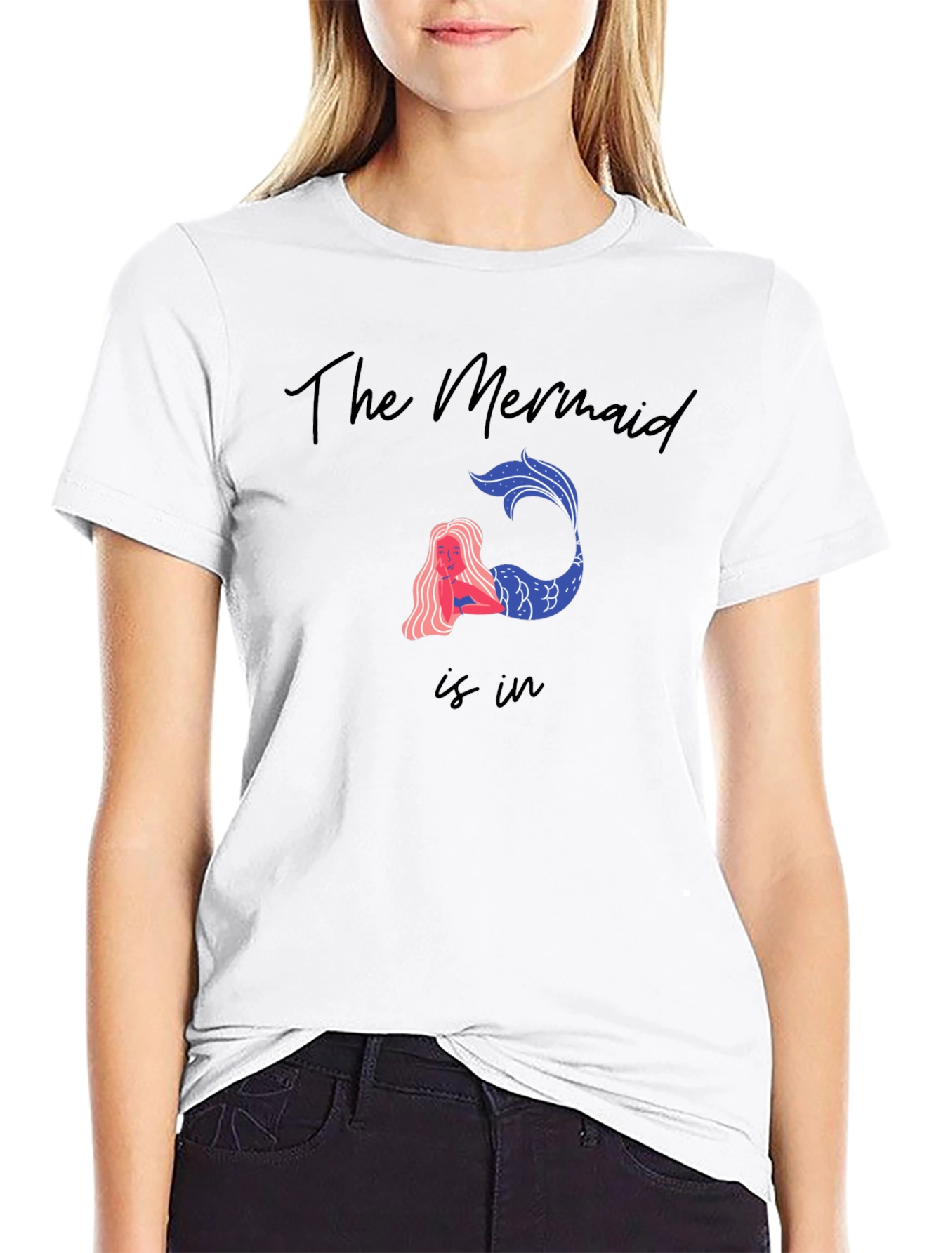 Mermaid Graphic Tee - The Mermaid is In