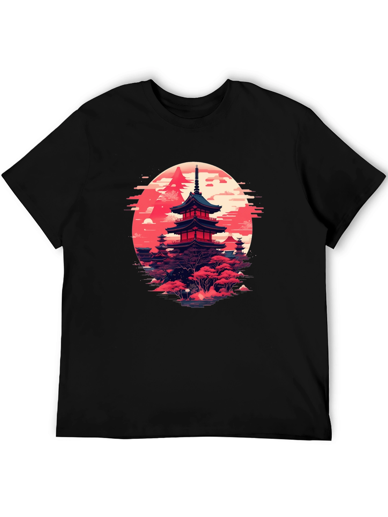 Japanese Pagoda T-Shirt | Zen Style Graphic Tee