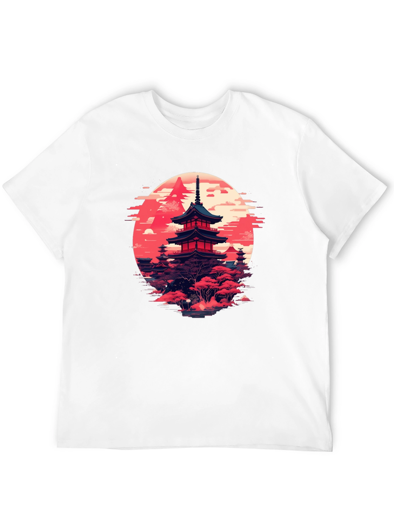 Japanese Pagoda T-Shirt | Zen Style Graphic Tee