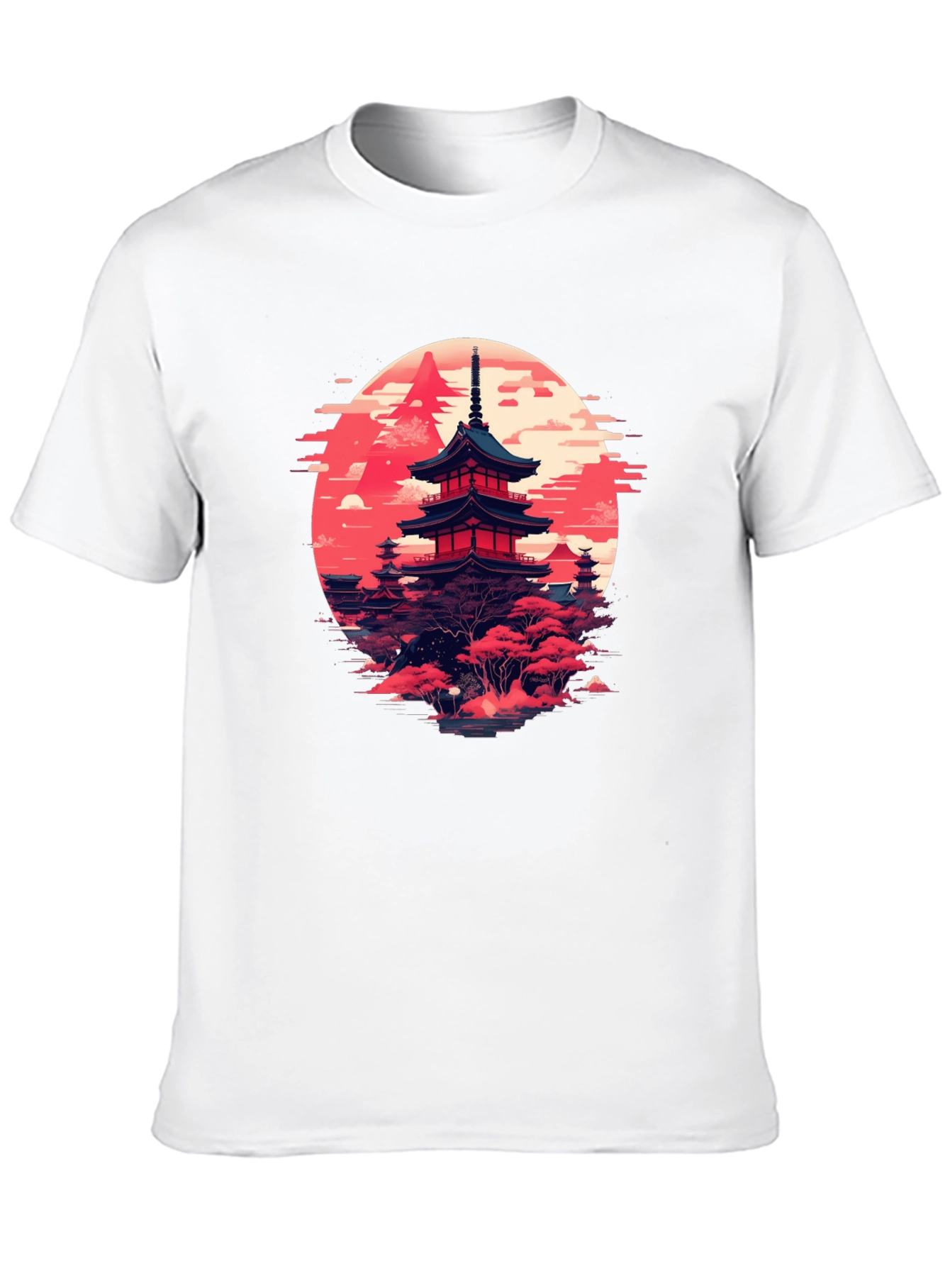 Japanese Pagoda T-Shirt | Zen Style Graphic Tee