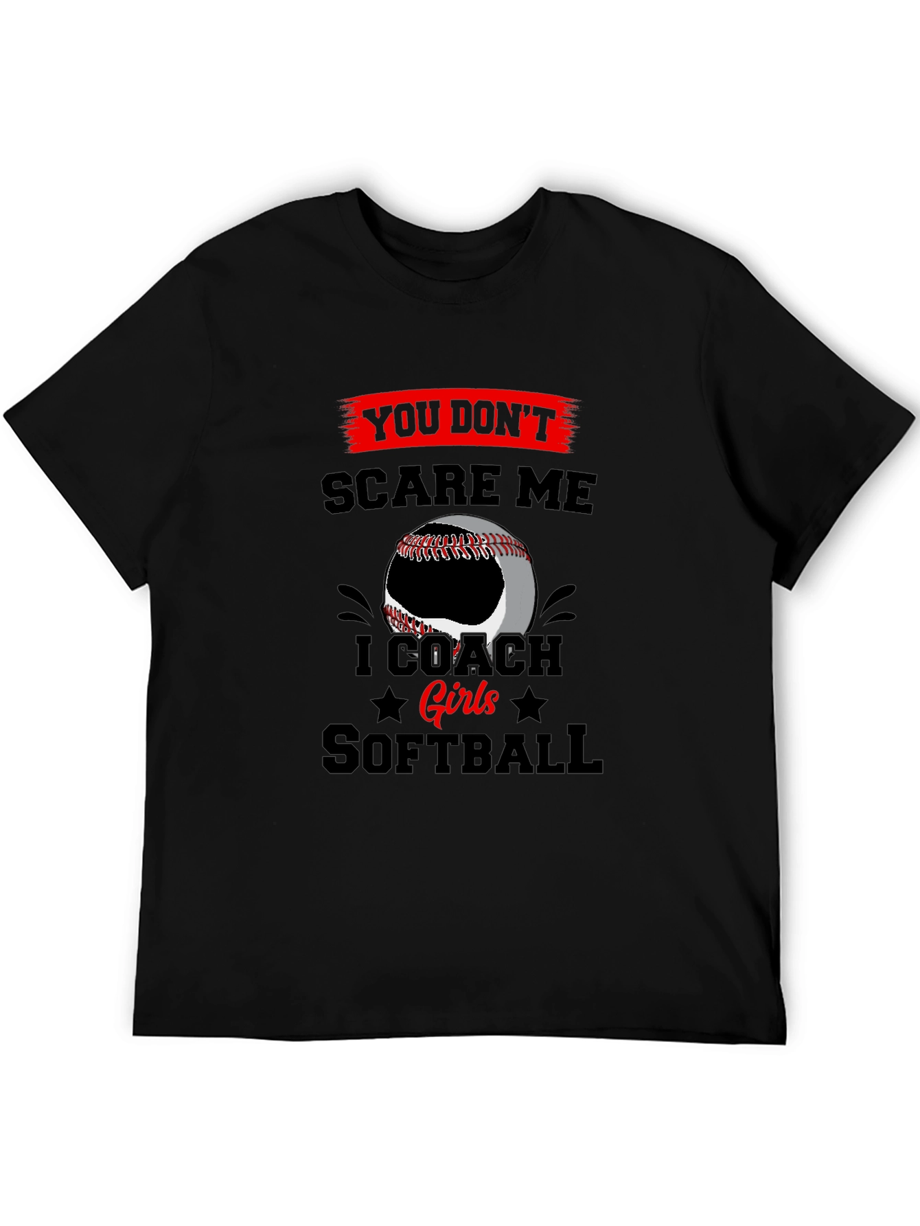I Coach Girls Softball T-Shirt