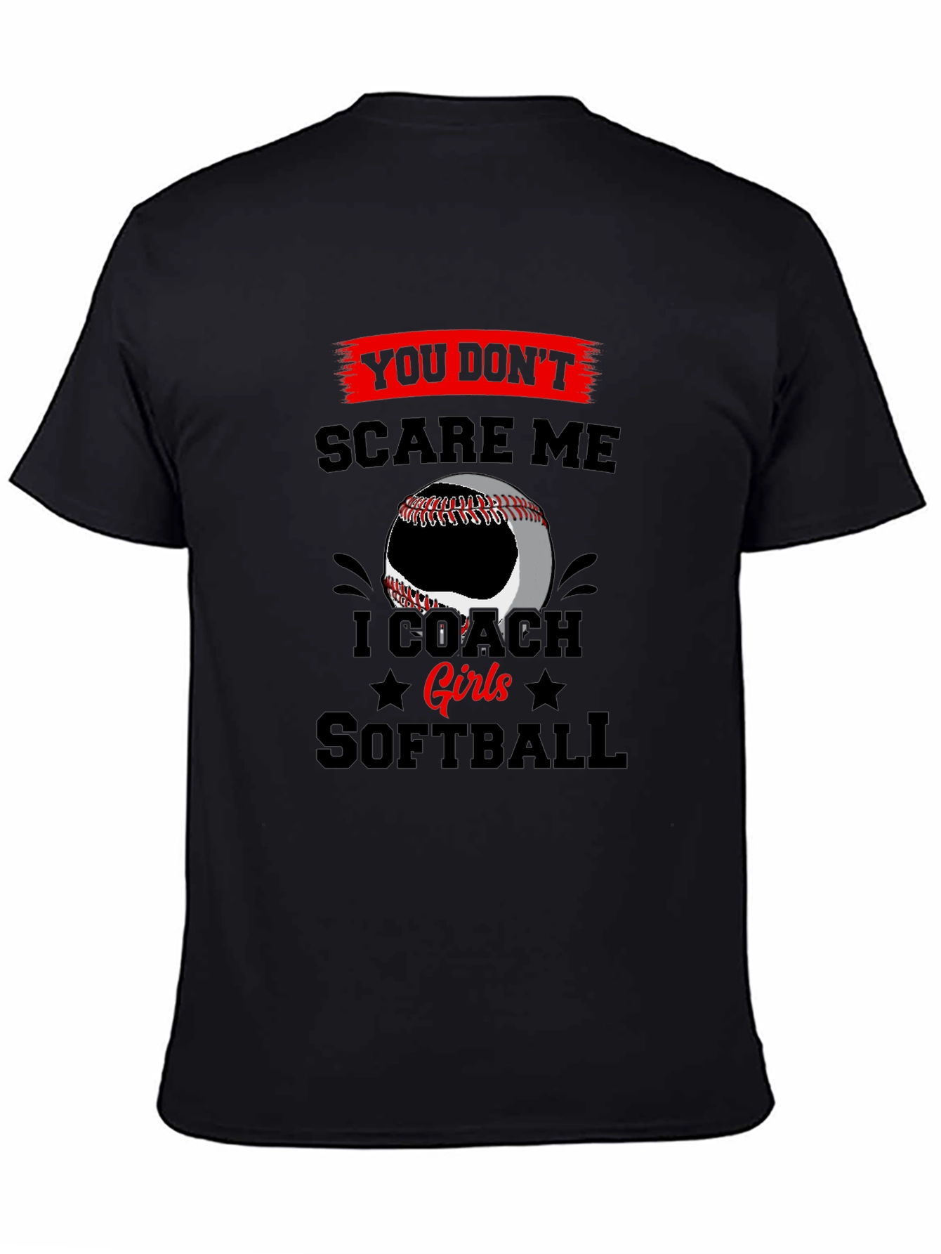 I Coach Girls Softball T-Shirt