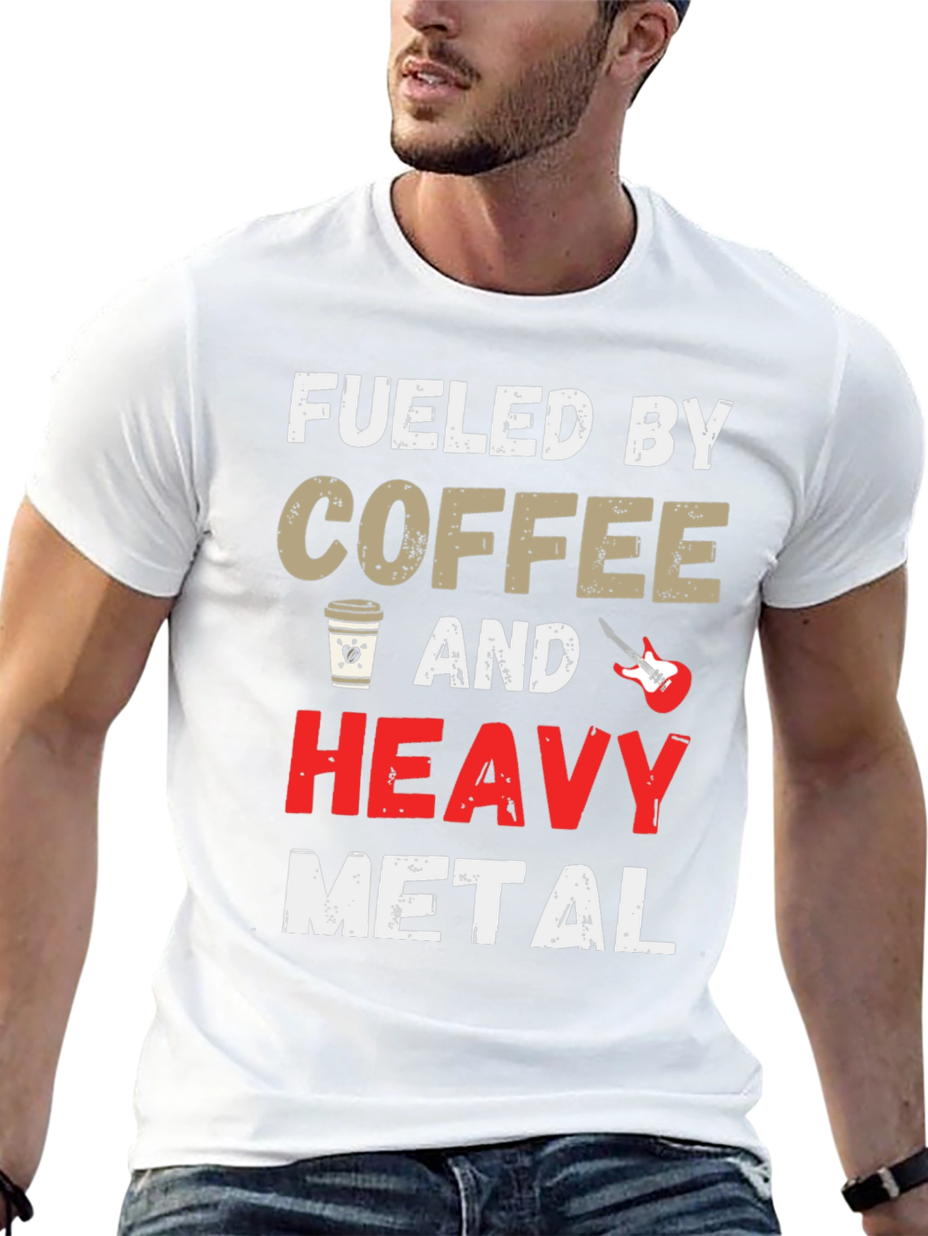 Fueled by Coffee and Heavy Metal T-Shirt