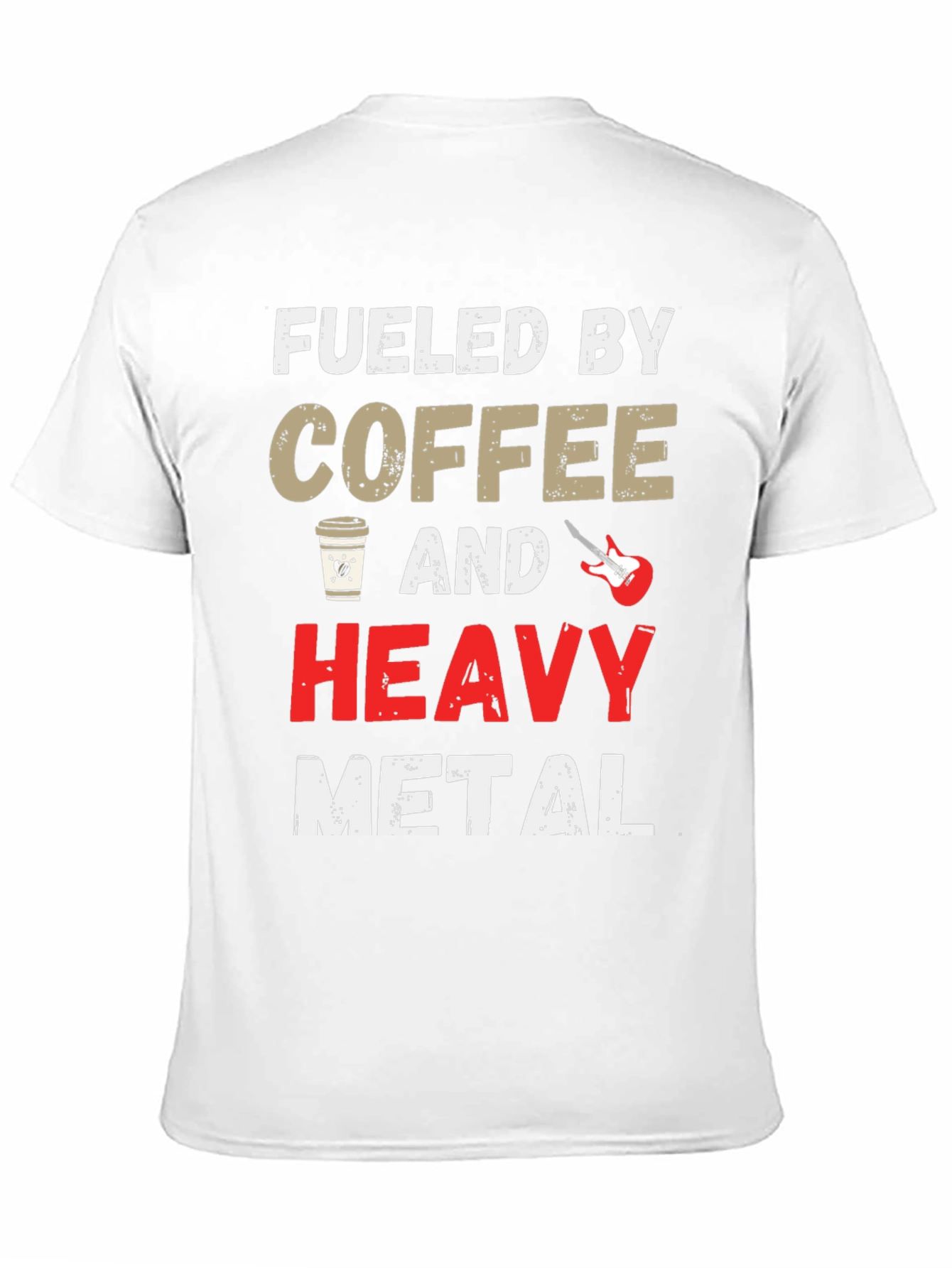 Fueled by Coffee and Heavy Metal T-Shirt