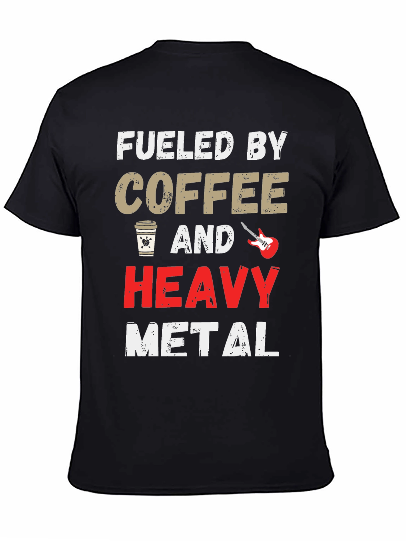 Fueled by Coffee and Heavy Metal T-Shirt