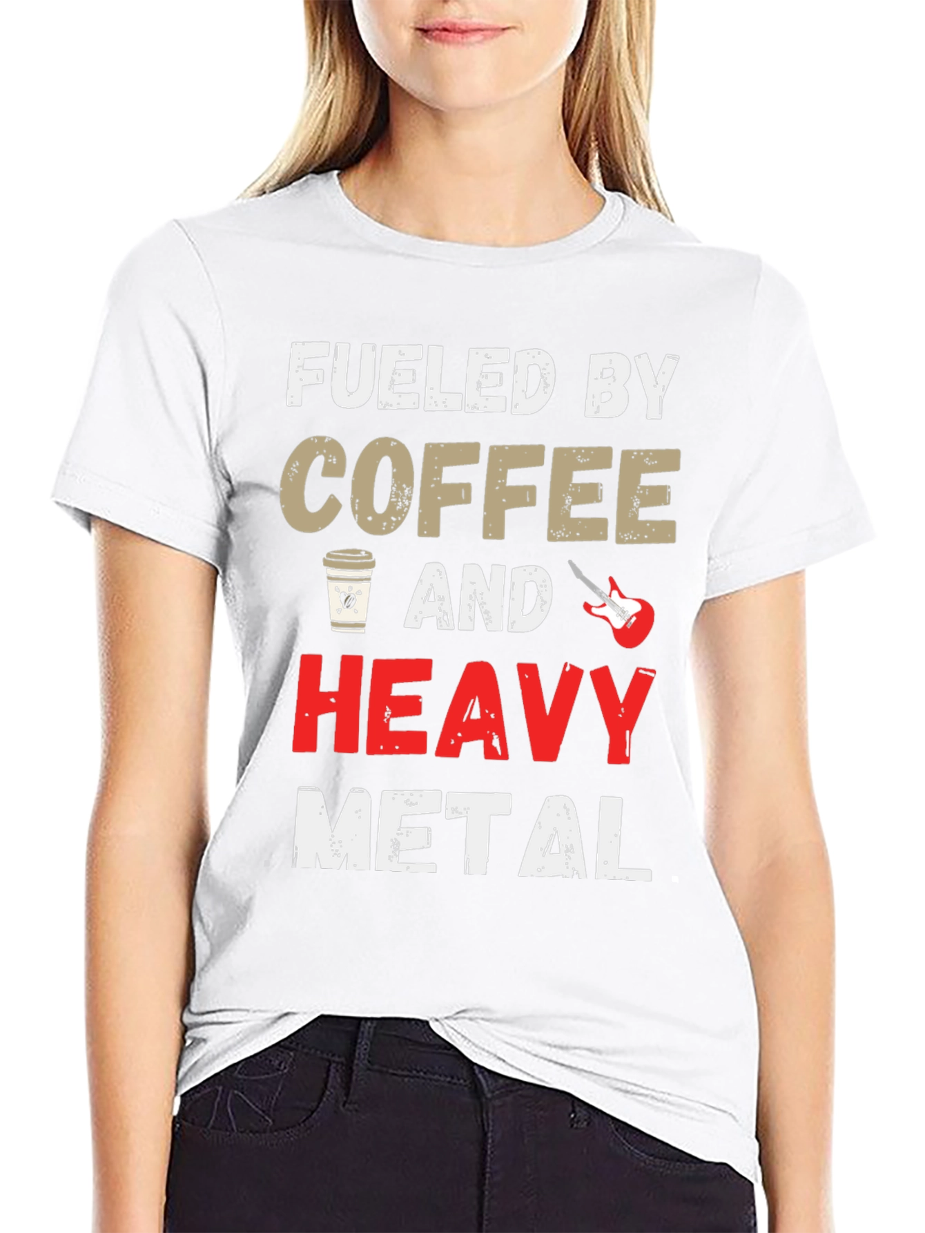Fueled by Coffee and Heavy Metal T-Shirt