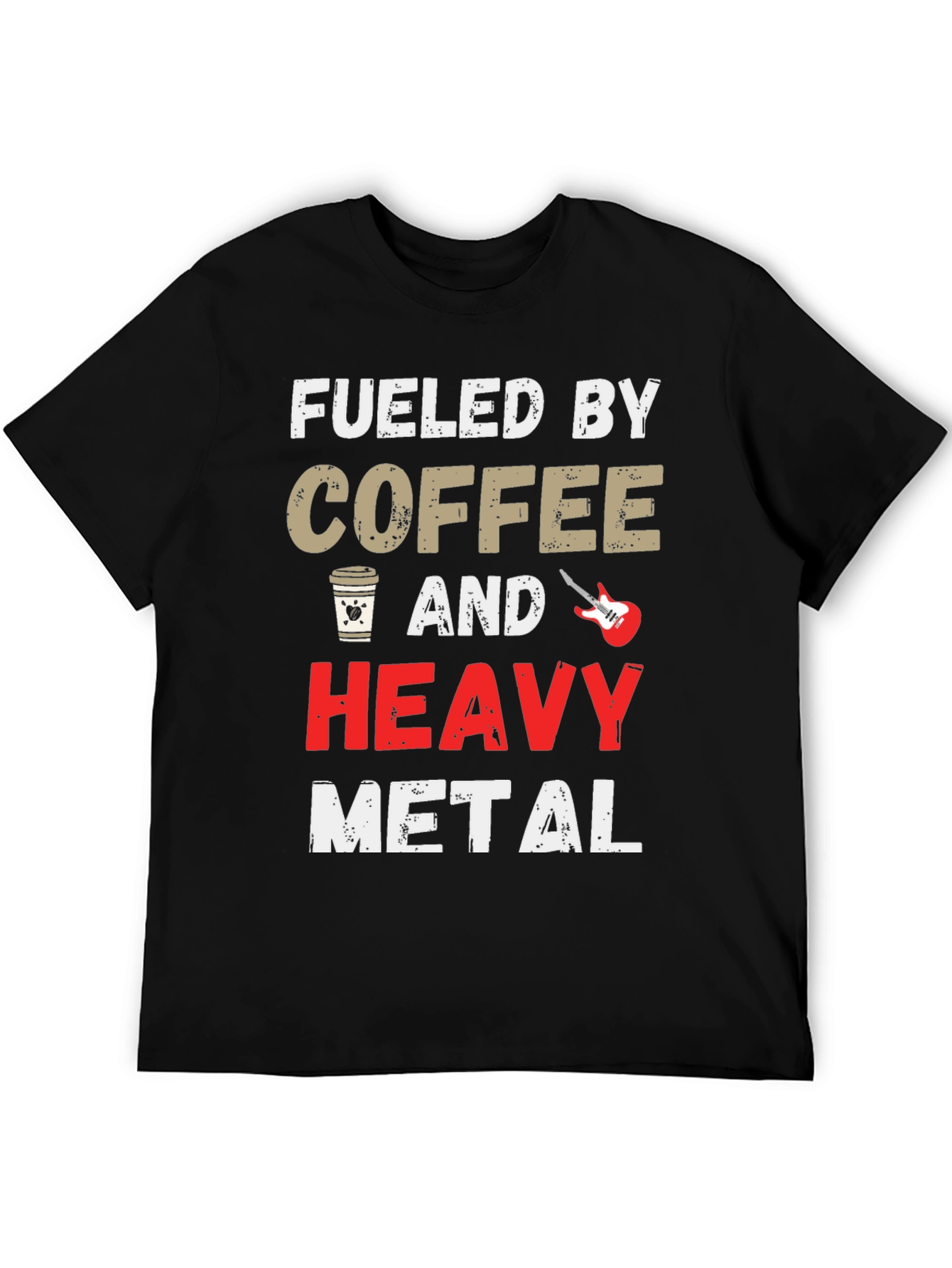 Fueled by Coffee and Heavy Metal T-Shirt