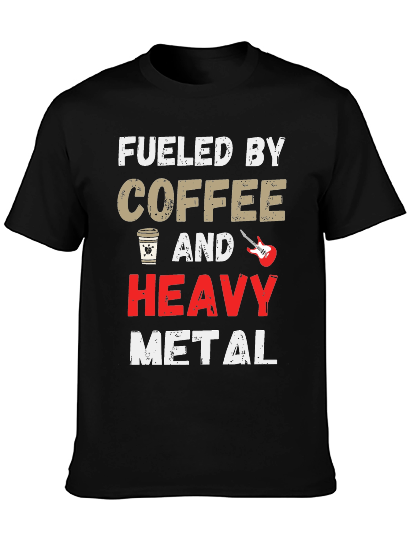 Fueled by Coffee and Heavy Metal T-Shirt