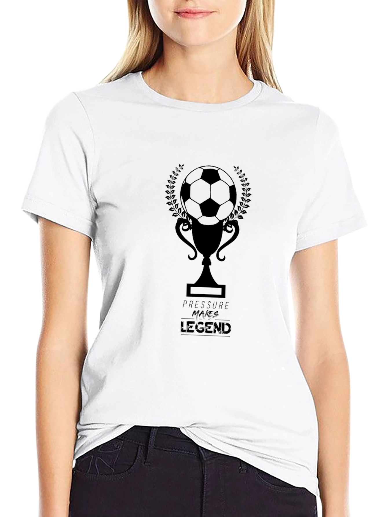 Soccer Legend Black T-Shirt