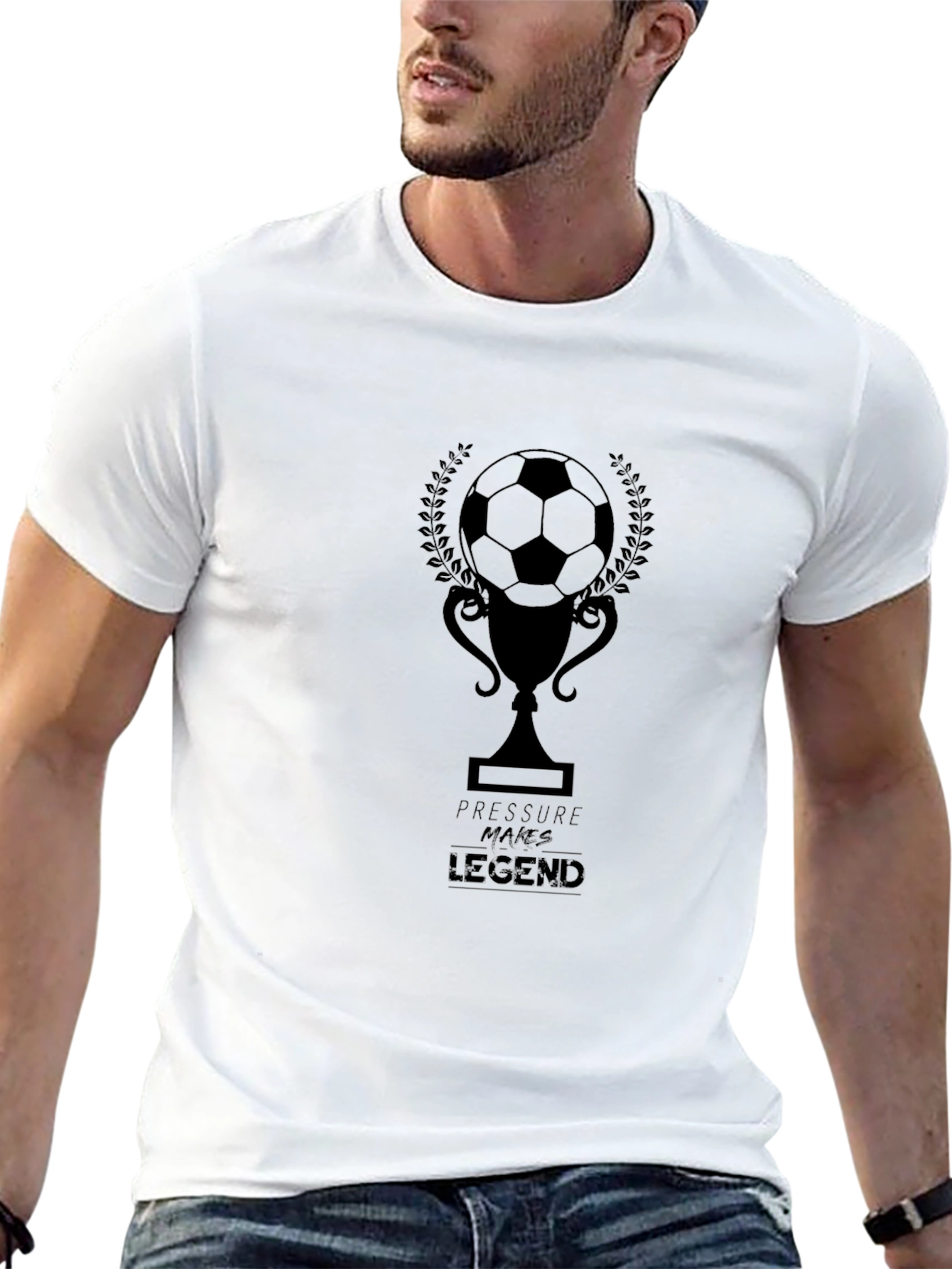 Soccer Legend Black T-Shirt