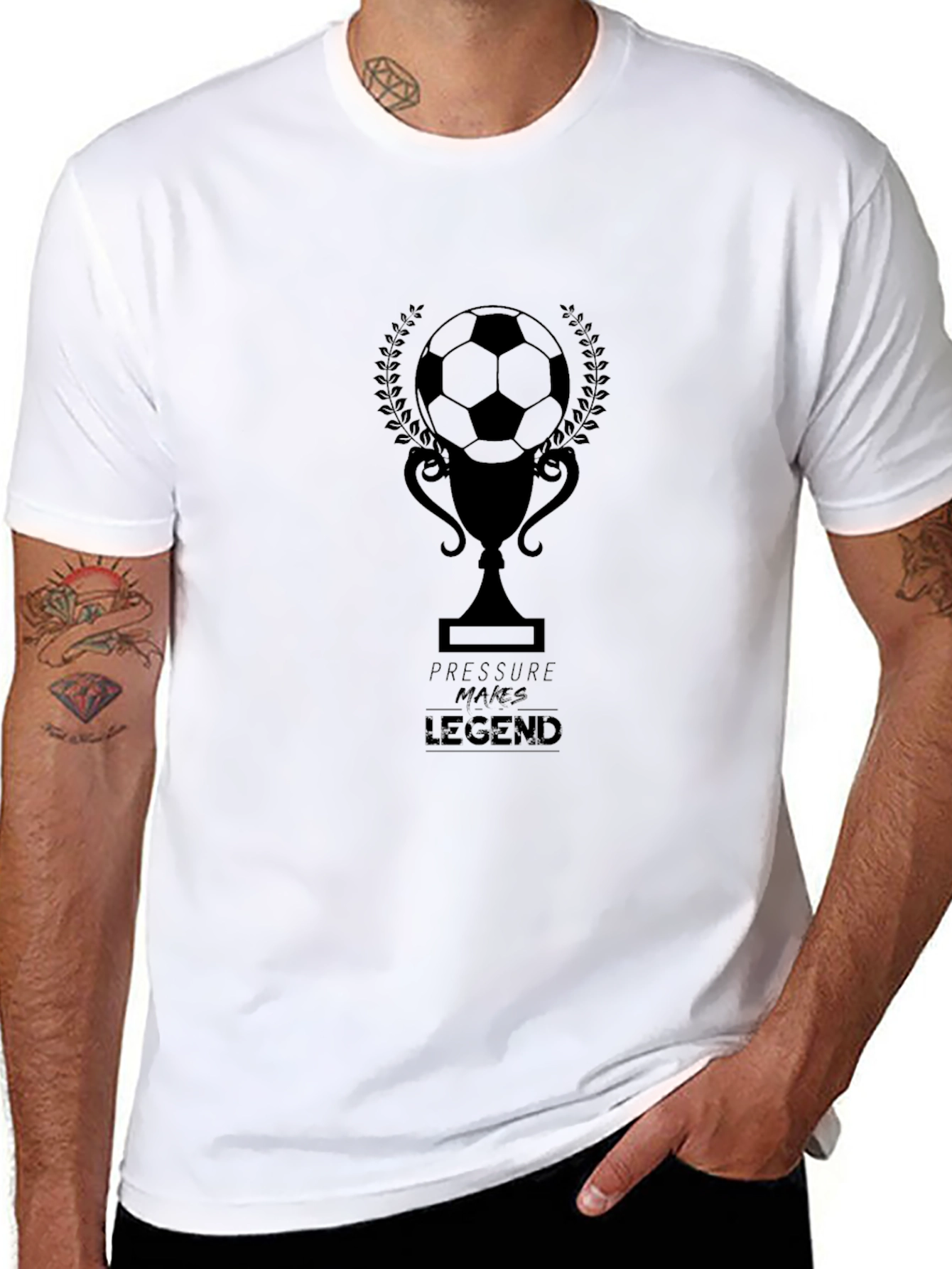 Soccer Legend Black T-Shirt