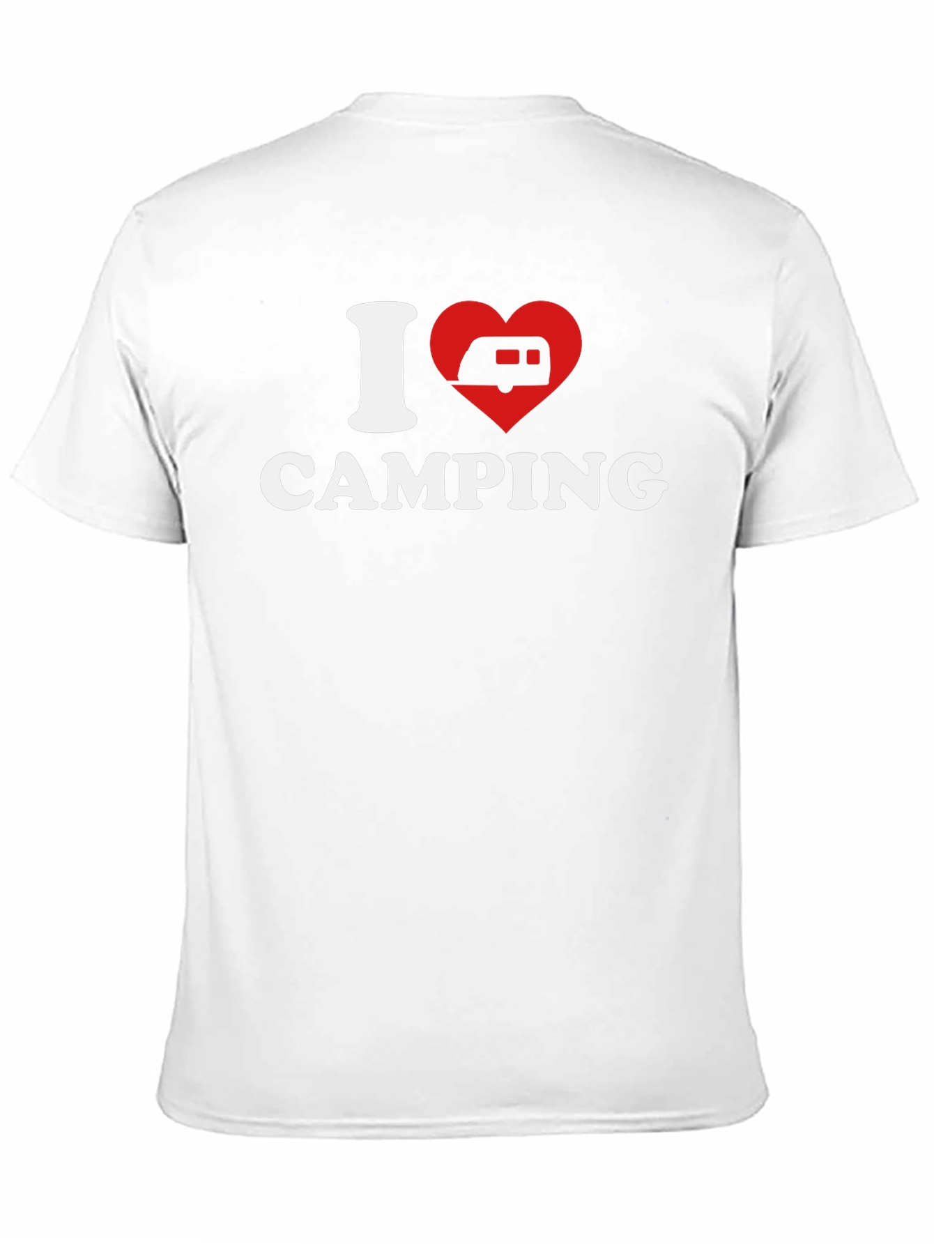 I Heart Camping Black T-Shirt
