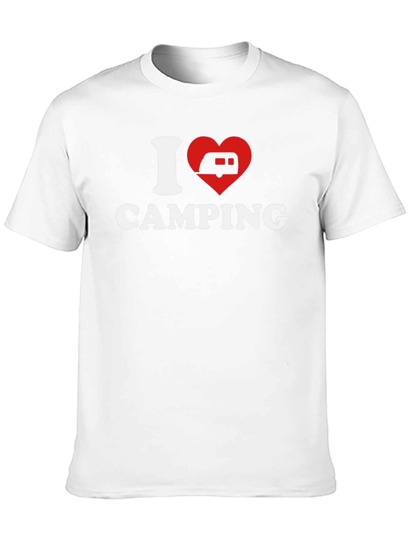 I Heart Camping Black T-Shirt