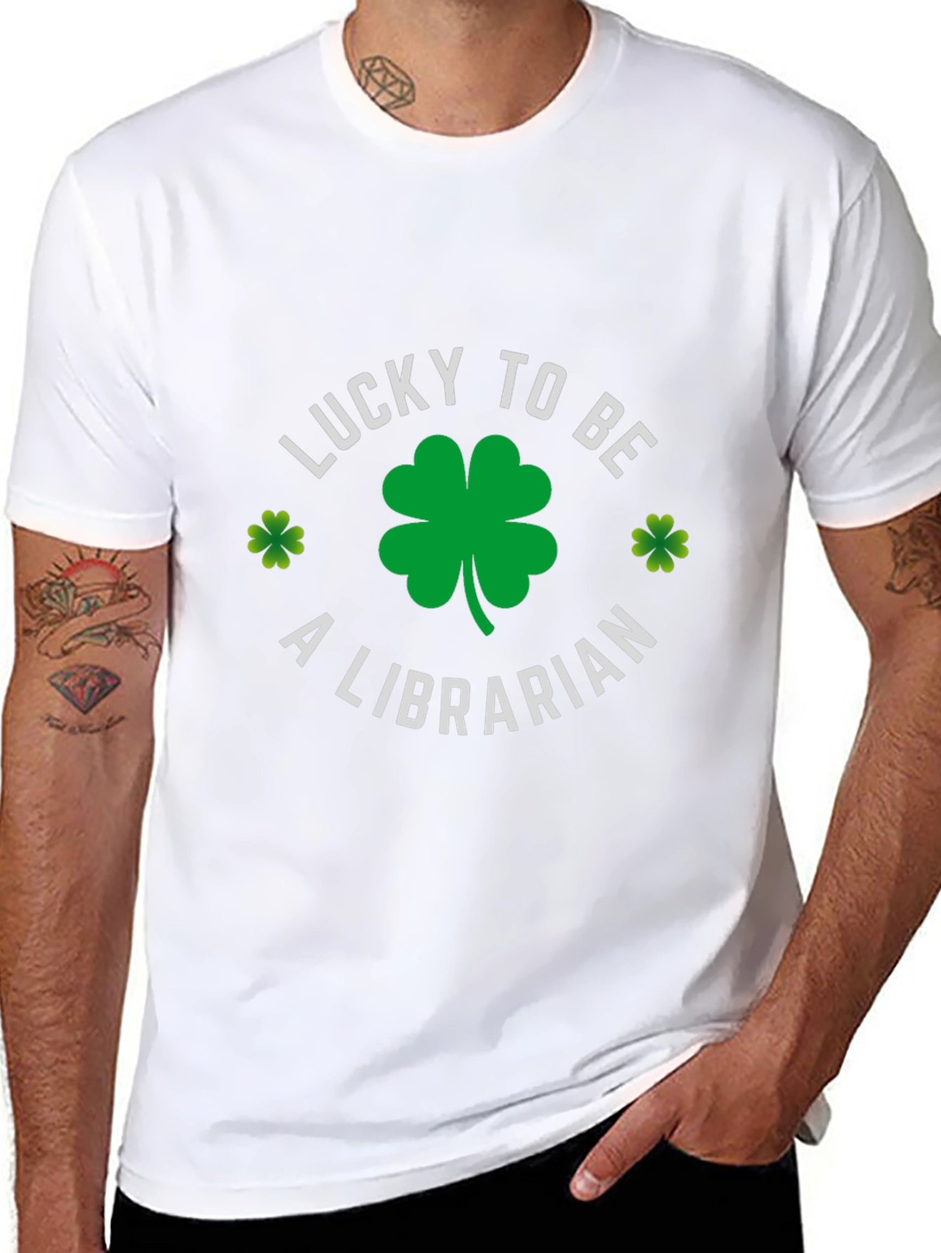 Lucky To Be A Librarian T-Shirt