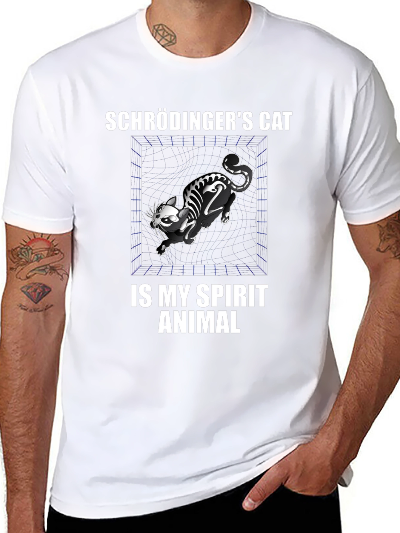 Schrödingers Cat T-Shirt: Spirit Animal Tee