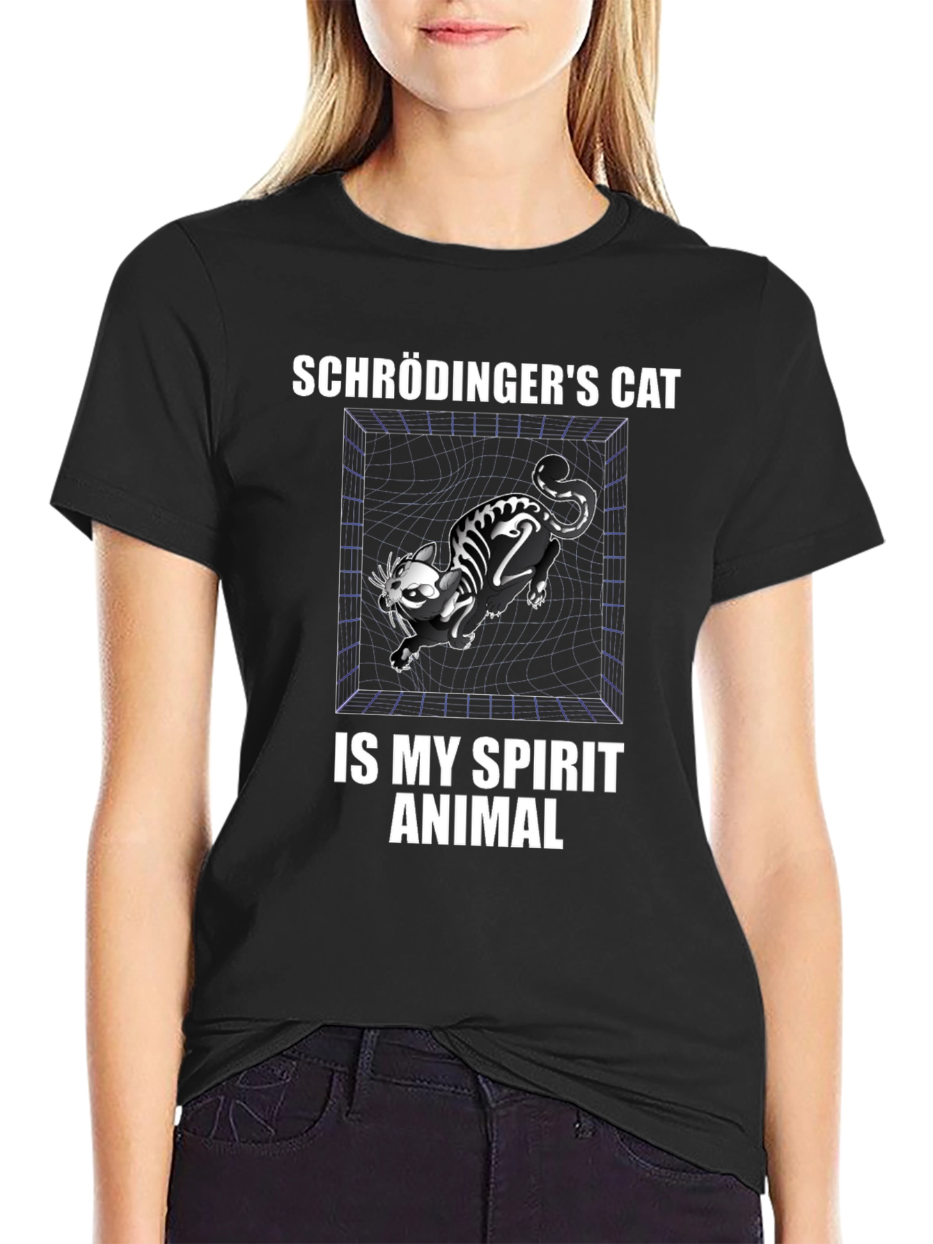 Schrödingers Cat T-Shirt: Spirit Animal Tee