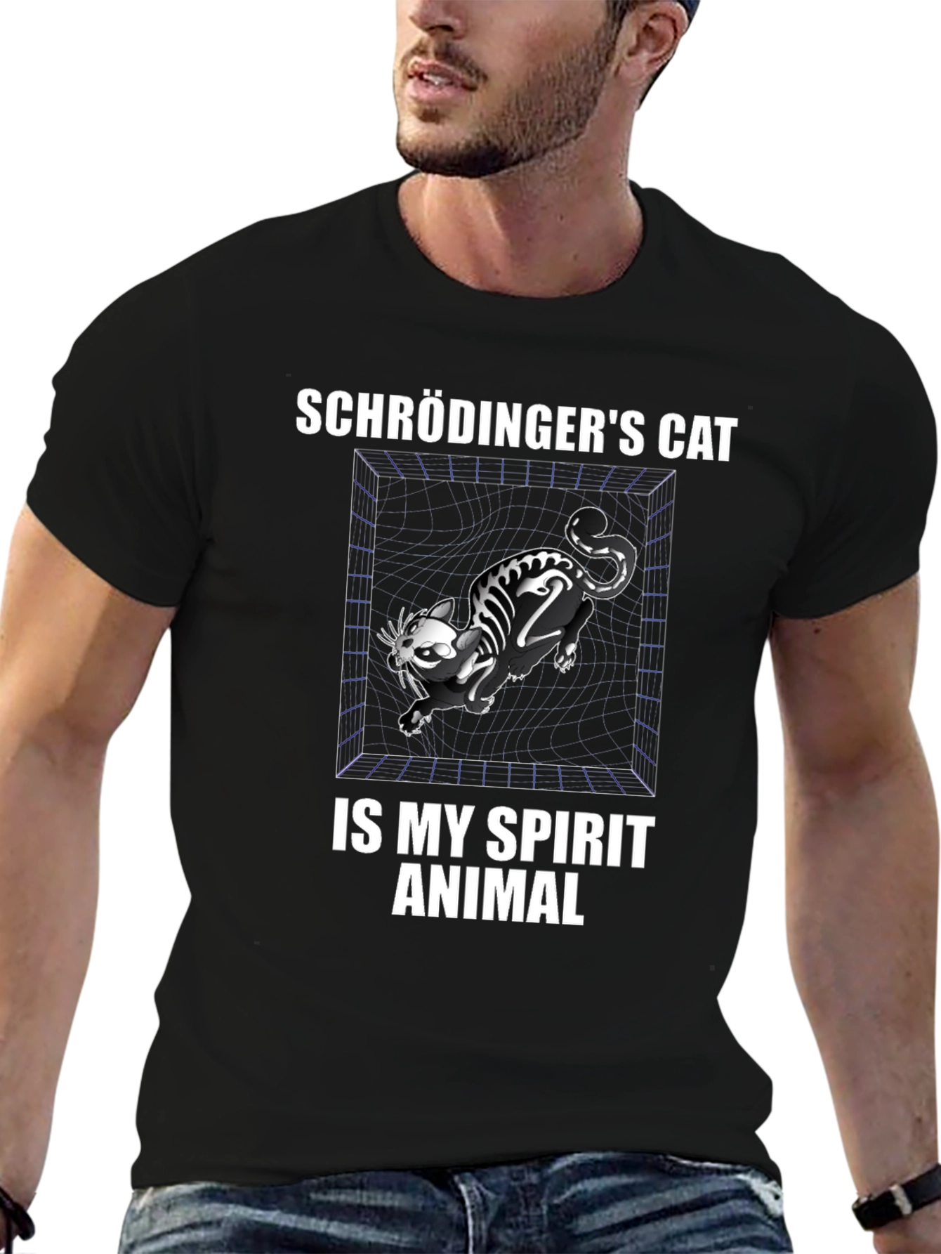 Schrödingers Cat T-Shirt: Spirit Animal Tee