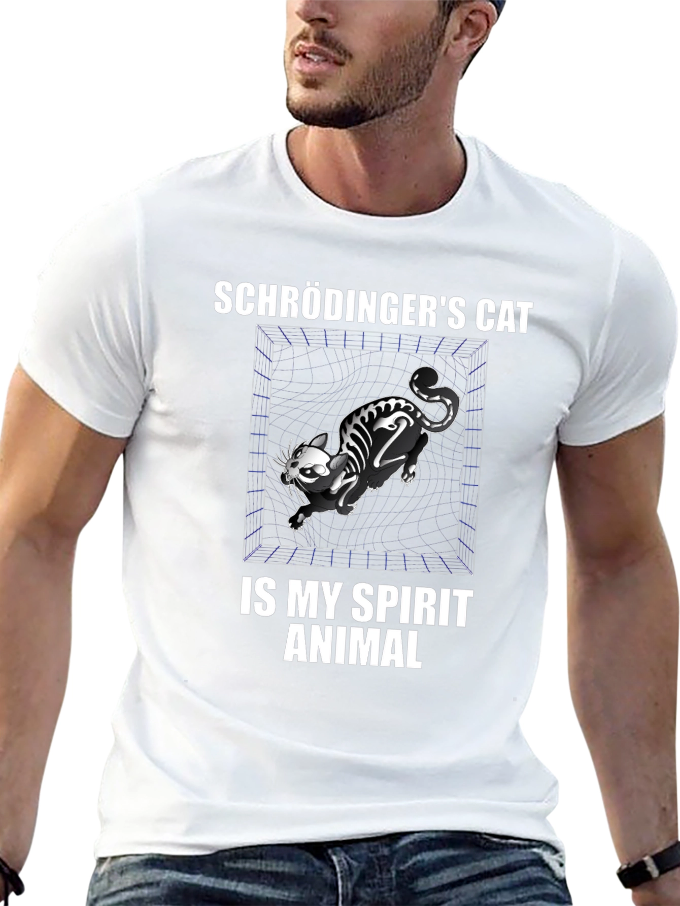 Schrödingers Cat T-Shirt: Spirit Animal Tee