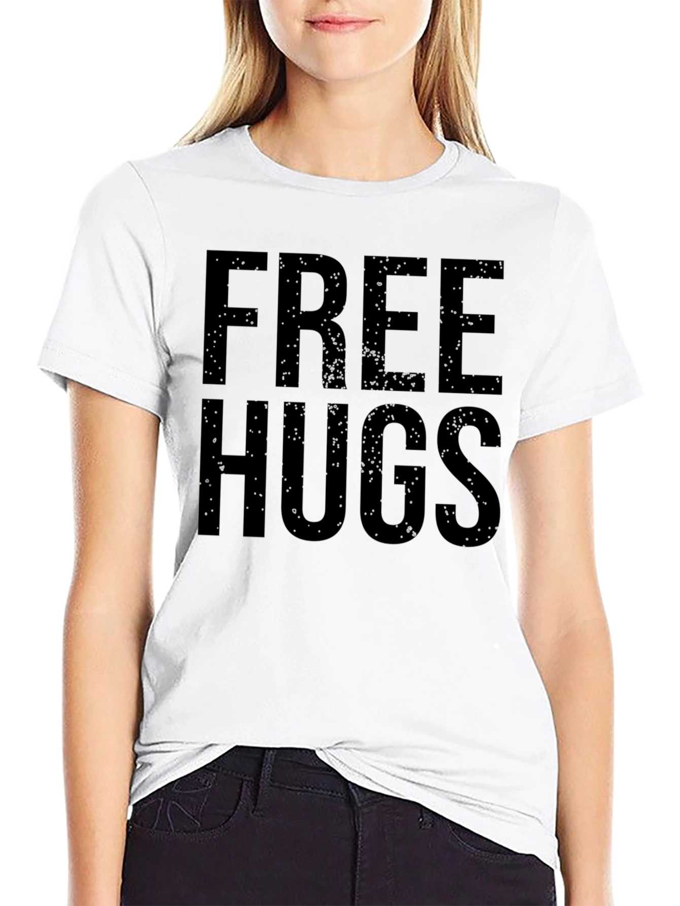 Free Hugs Graphic Tee - Soft Cotton Crewneck
