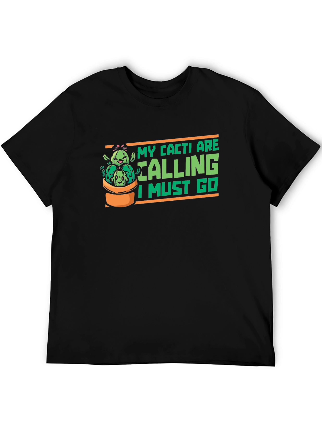 Cacti Calling Graphic T-Shirt