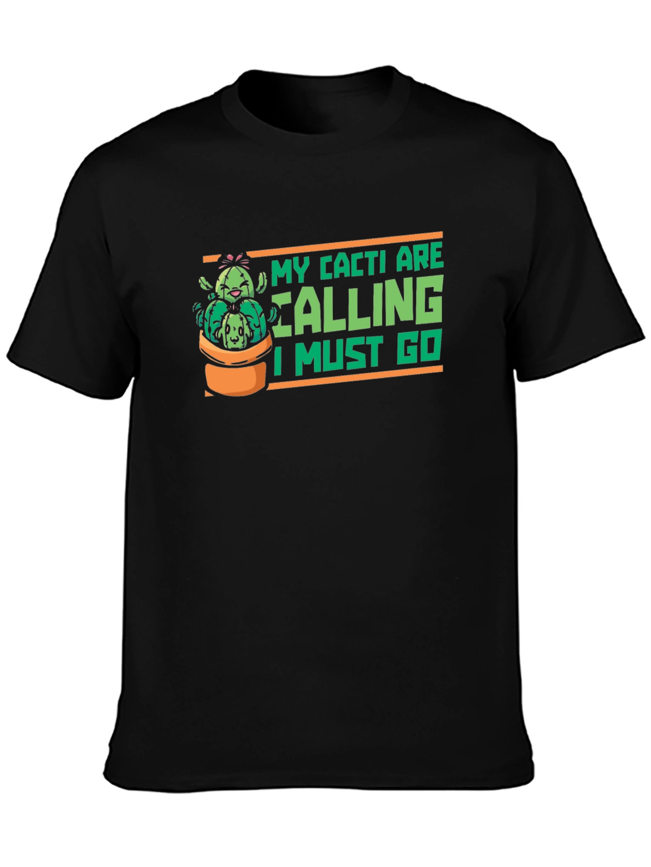 Cacti Calling Graphic T-Shirt