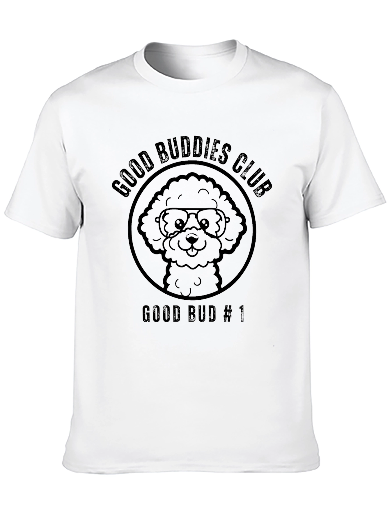 Good Buddies Club Black Graphic Tee